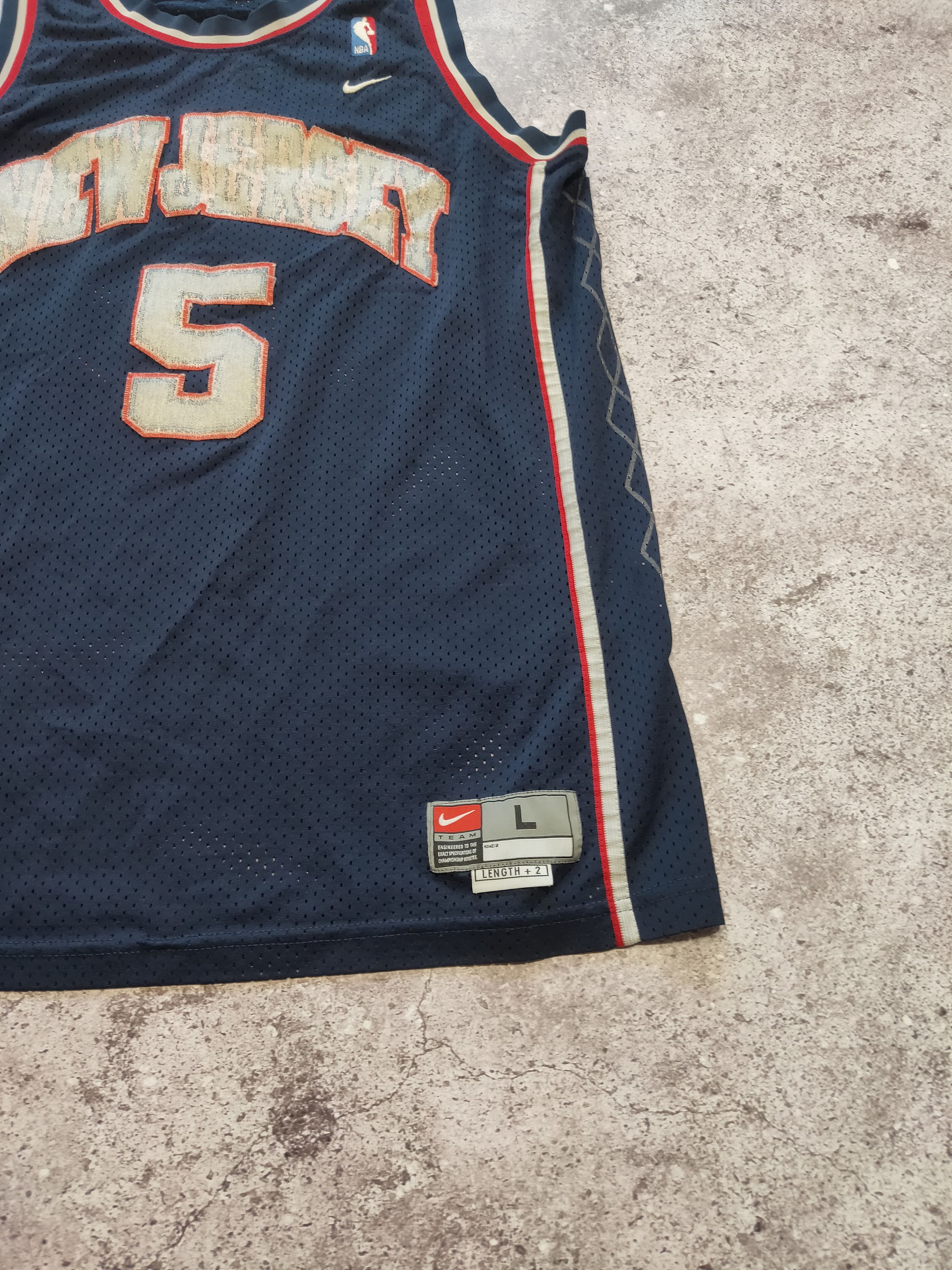 NBA × Nike Nike Vintage NBA New Jersey Nets Jason Kidd Jersey Size US L / EU 52-54 / 3 - 6 Thumbnail