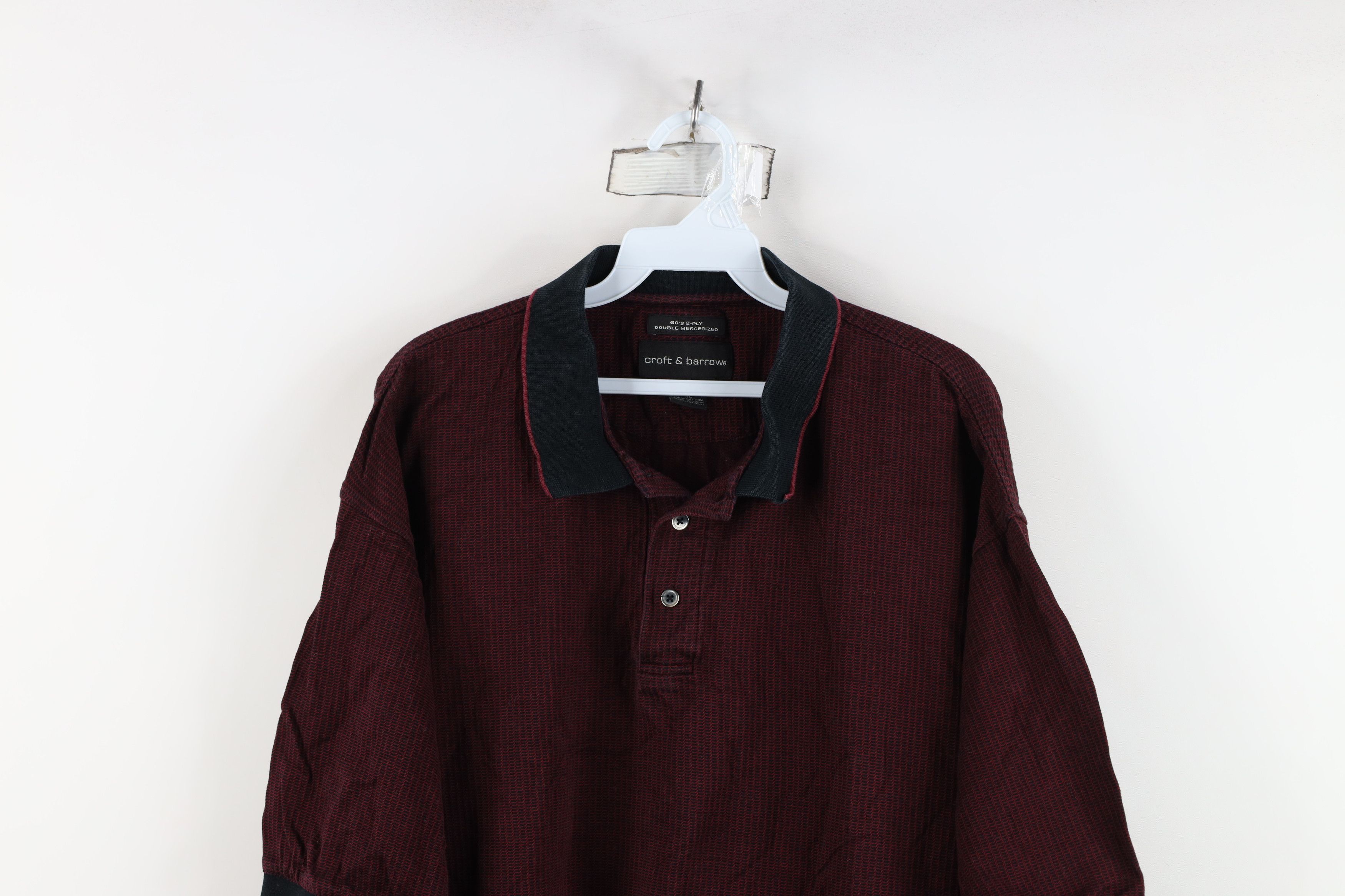 Vintage Vintage 90s Y2K Streetwear Short Sleeve Golf Polo Shirt Red Size US XL / EU 56 / 4 - 2 Thumbnail