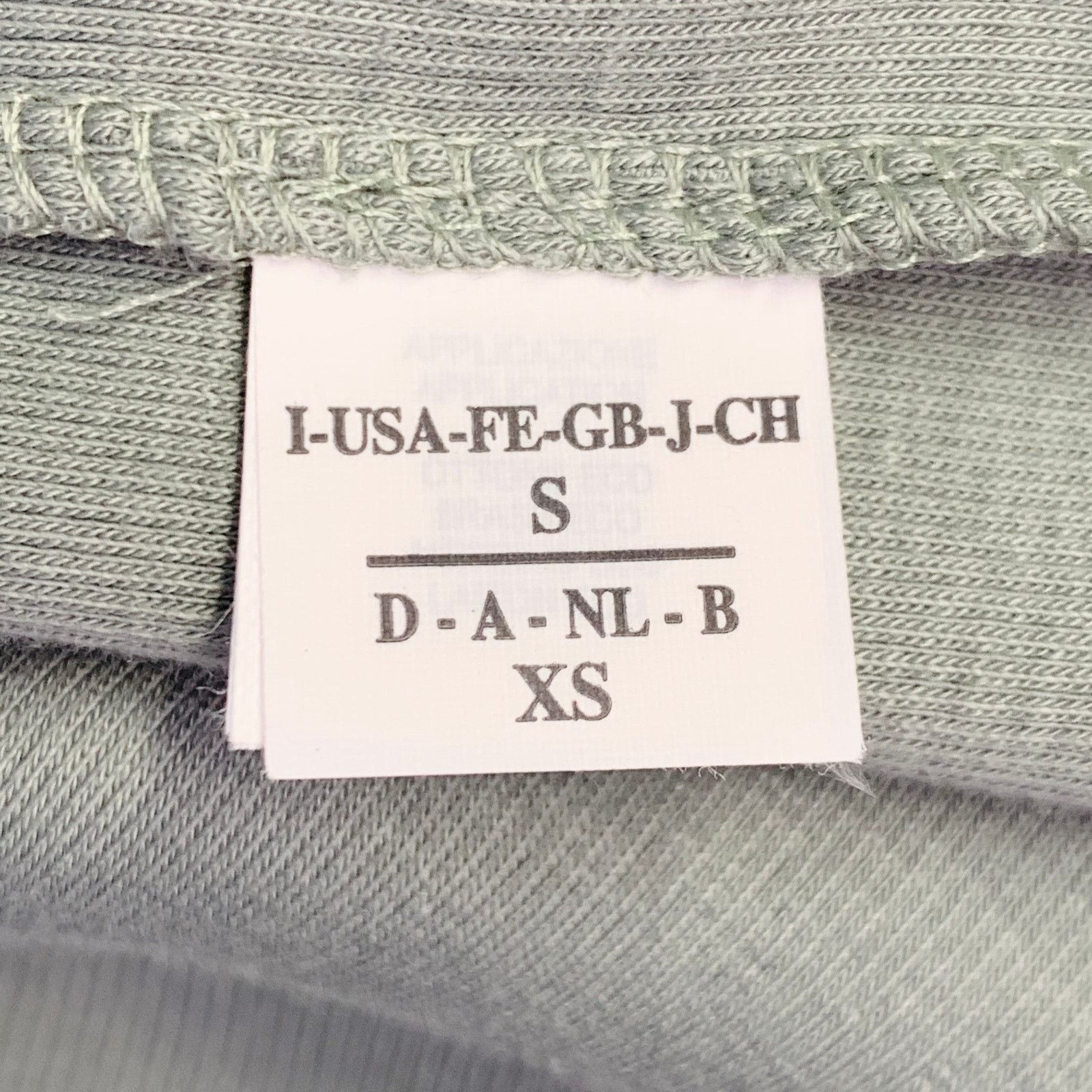 Other Green Sage Cotton Blend Embellishment Short Sleeve Casual Size S / US 4 / IT 40 - 6 Thumbnail