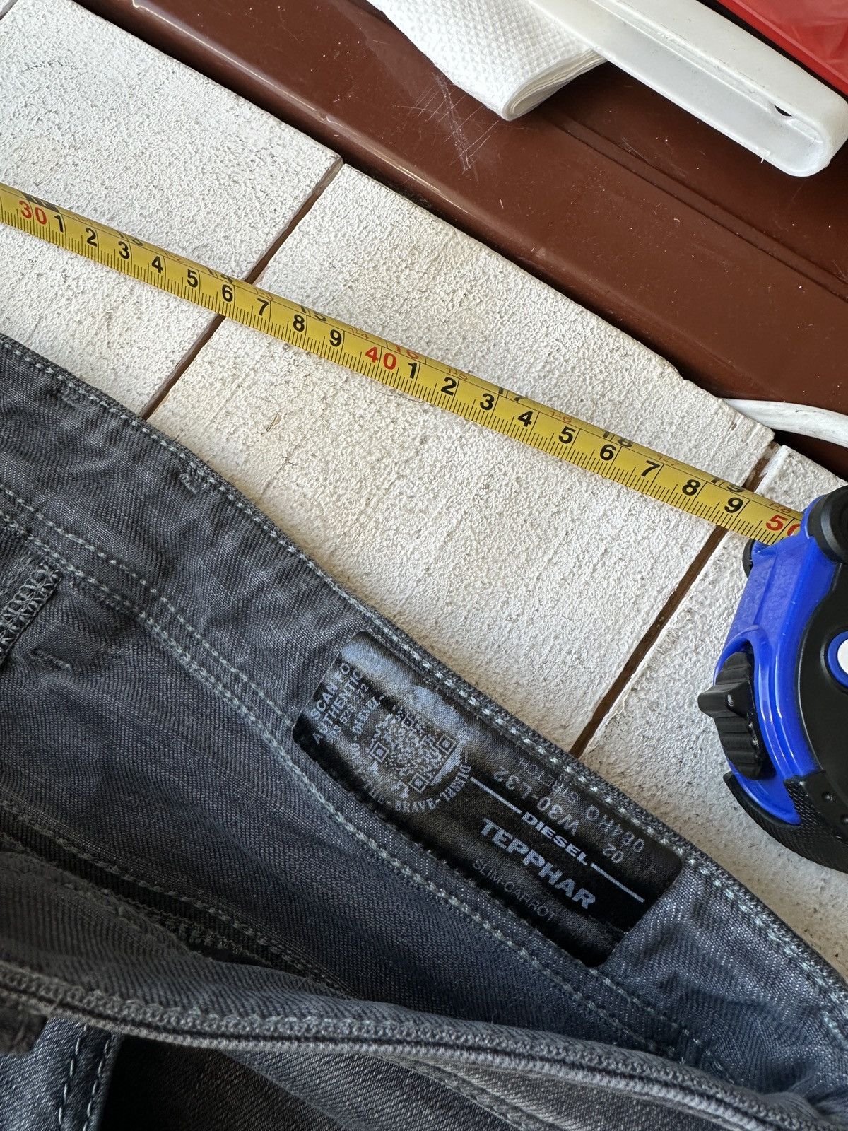 Diesel 🚨 RARE DIESEL MEN DENIM JEANS AVANT GARDE IFSIXWASNINE Y2K Size US 30 / EU 46 - 7 Thumbnail