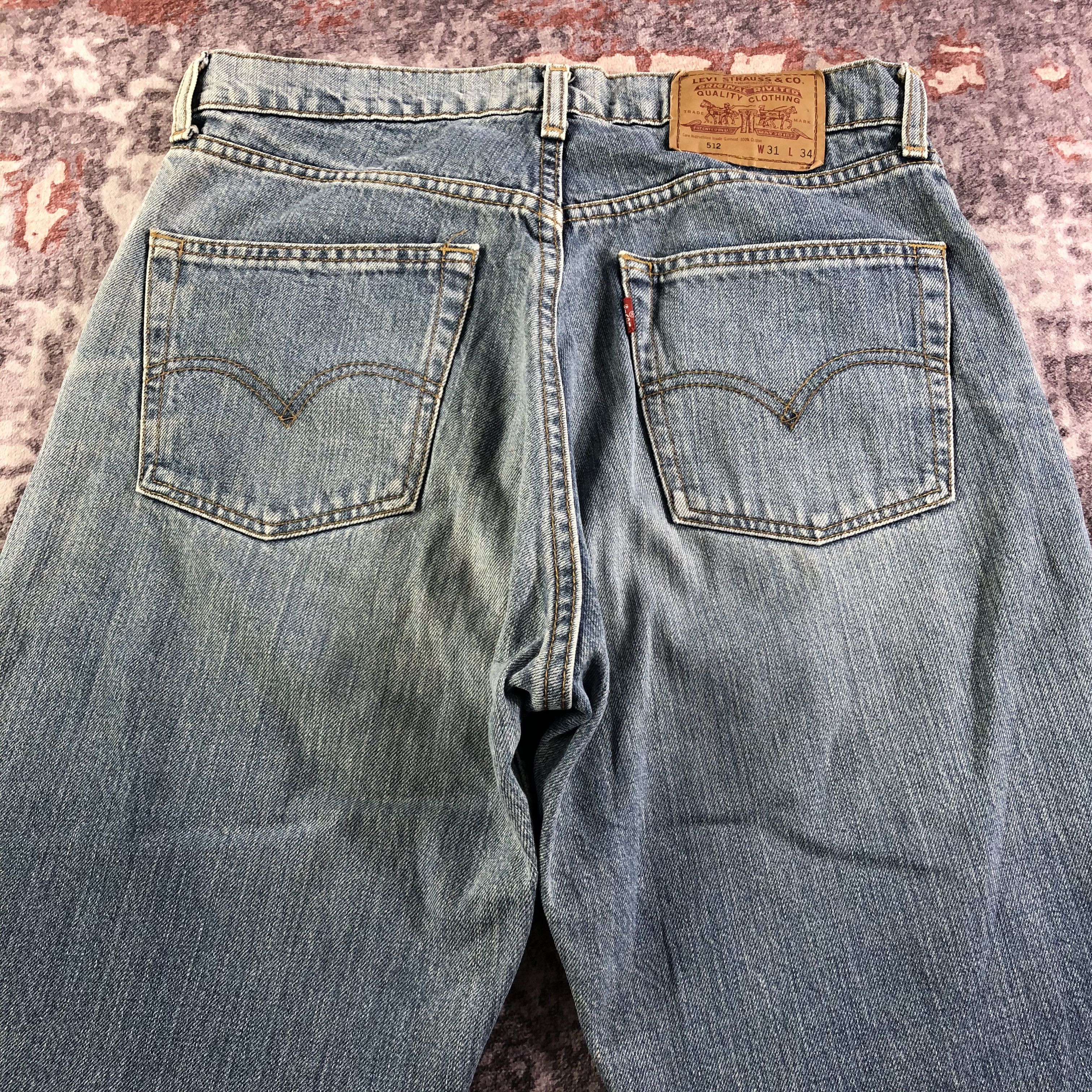 Levi's × Vintage Vintage 90s Blue Wash Levis 512 Jeans-JM3285 Size US 31 - 4 Thumbnail