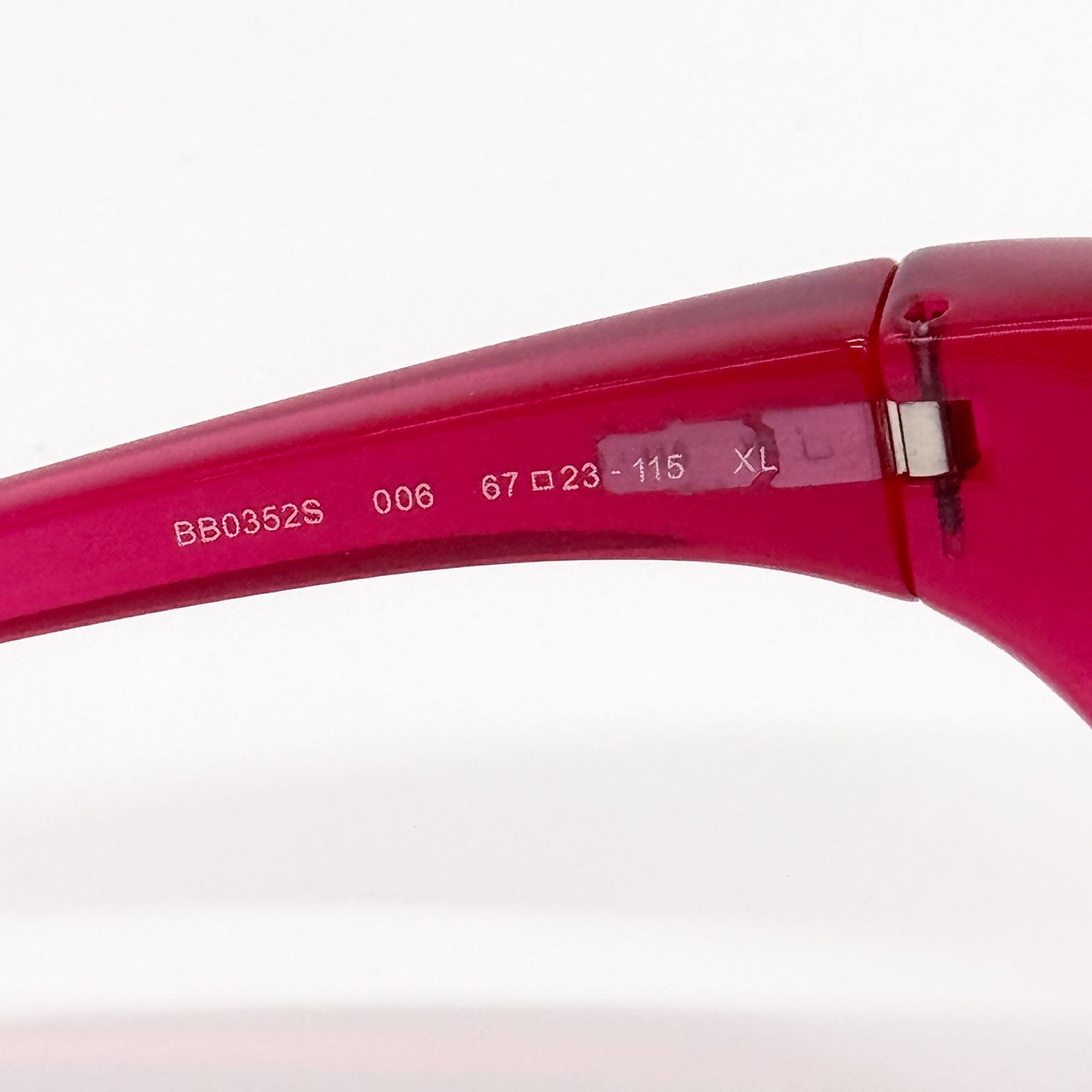 Balenciaga NEW BALENCIAGA SUNGLASSES BB0352S 006 RED UNISEX EYEWEAR Size ONE SIZE - 8 Thumbnail