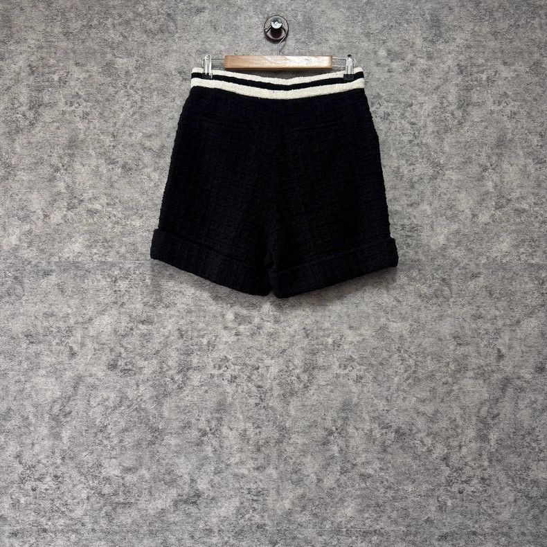 Gucci Gucci Xiaoxiangfeng black braided shorts Size 25" / US 0 / IT 36 - 2 Thumbnail