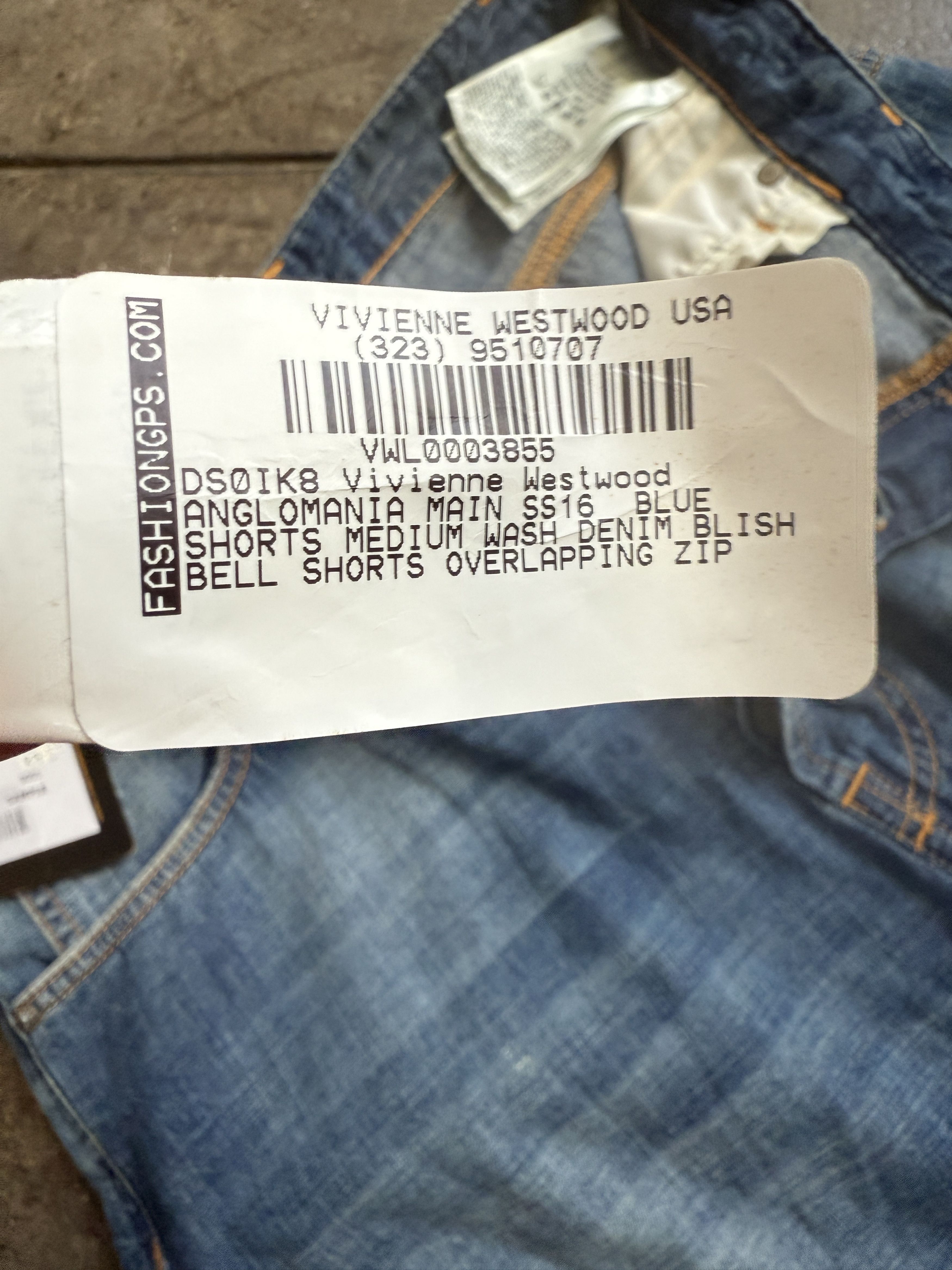 Vivienne Westwood Sample 1/1 S/S 2016 Assymetrical Anglomania Shorts Size 26" / US 2 / IT 38 - 7 Thumbnail
