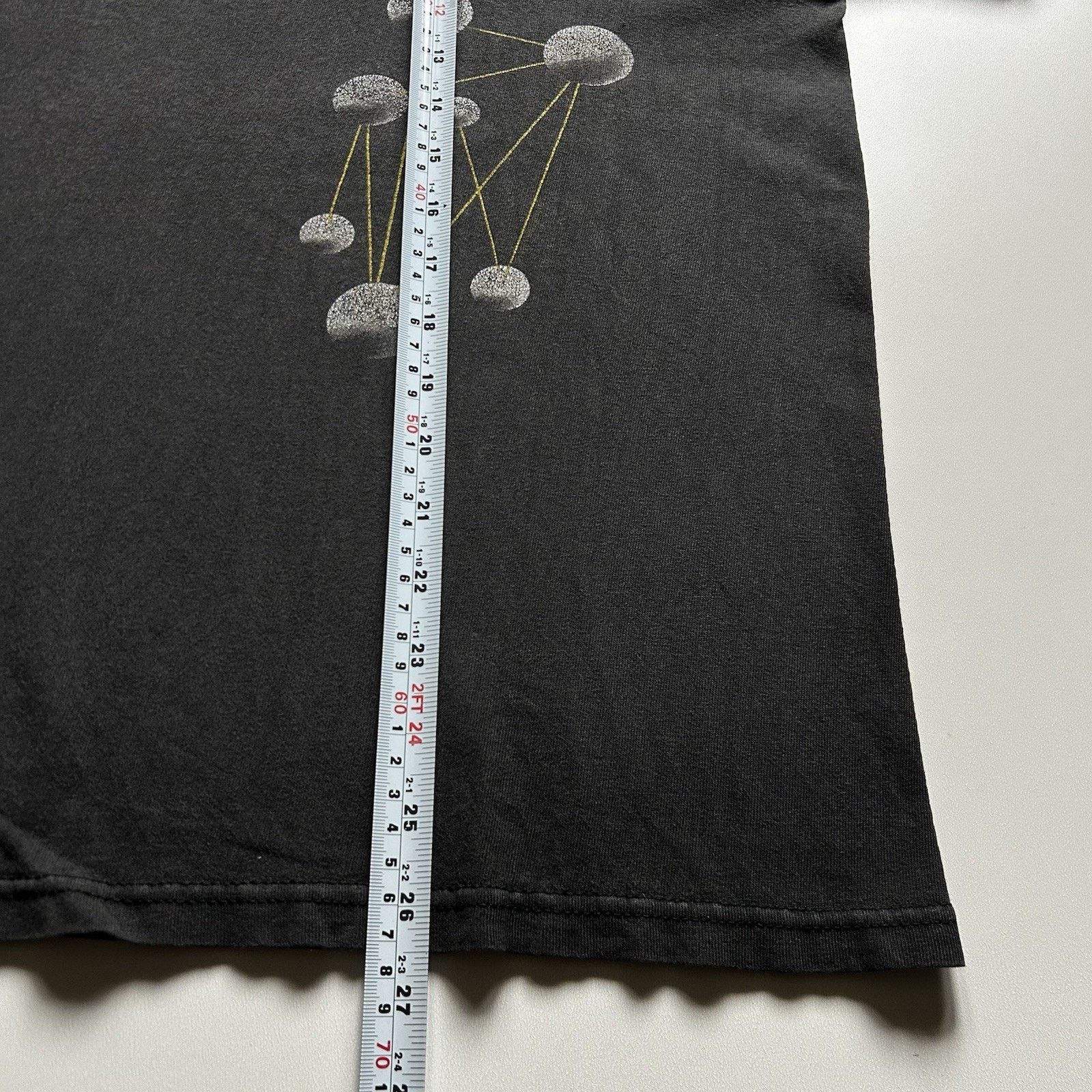 Band Tees × Vintage Vintage Foo Fighters Tour '98 T-Shirt Large Faded Black Rare Size US L / EU 52-54 / 3 - 8 Thumbnail