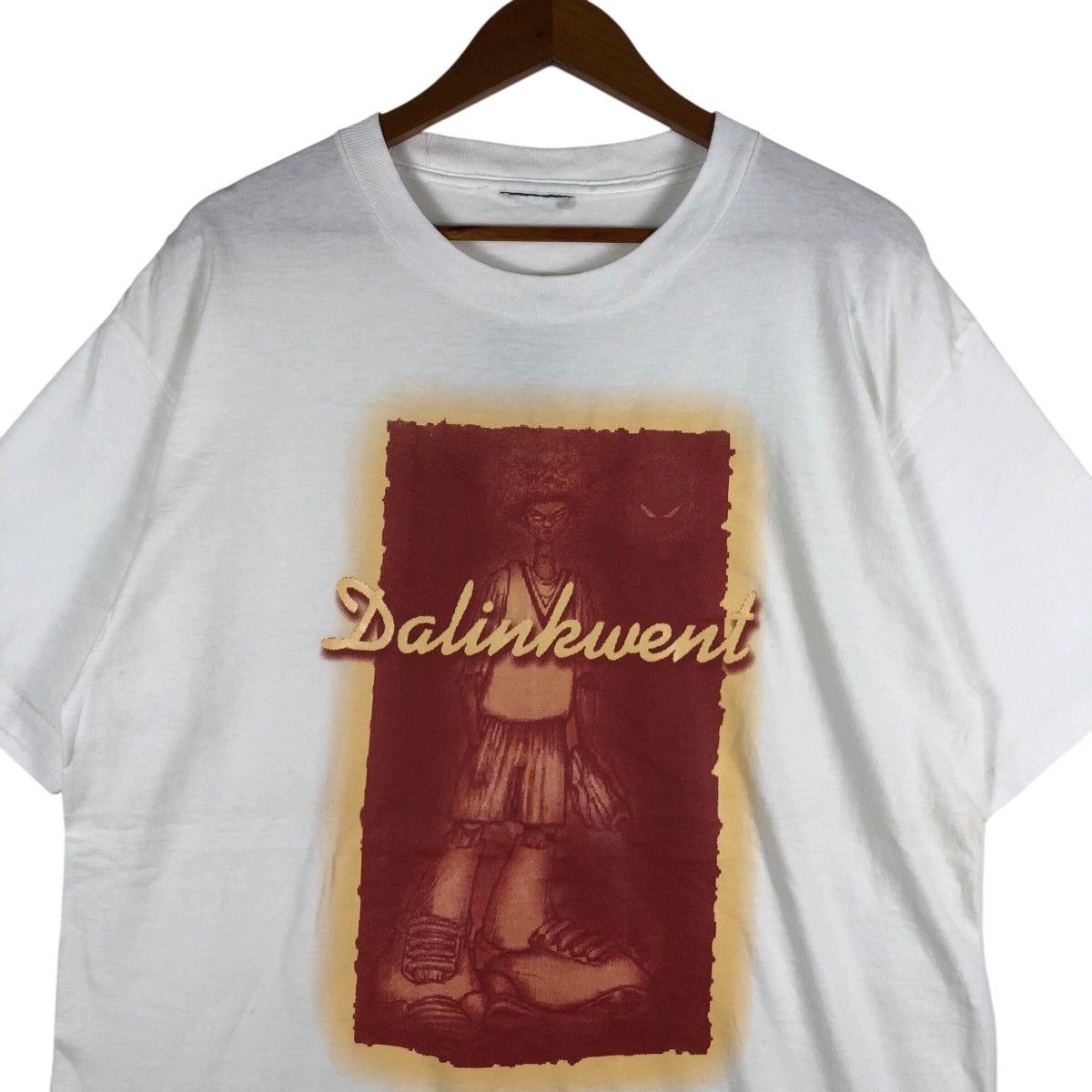 Vintage DALINKWNET Rare Streetwear Vintage T-Shirt Size US XL / EU 56 / 4 - 3 Thumbnail