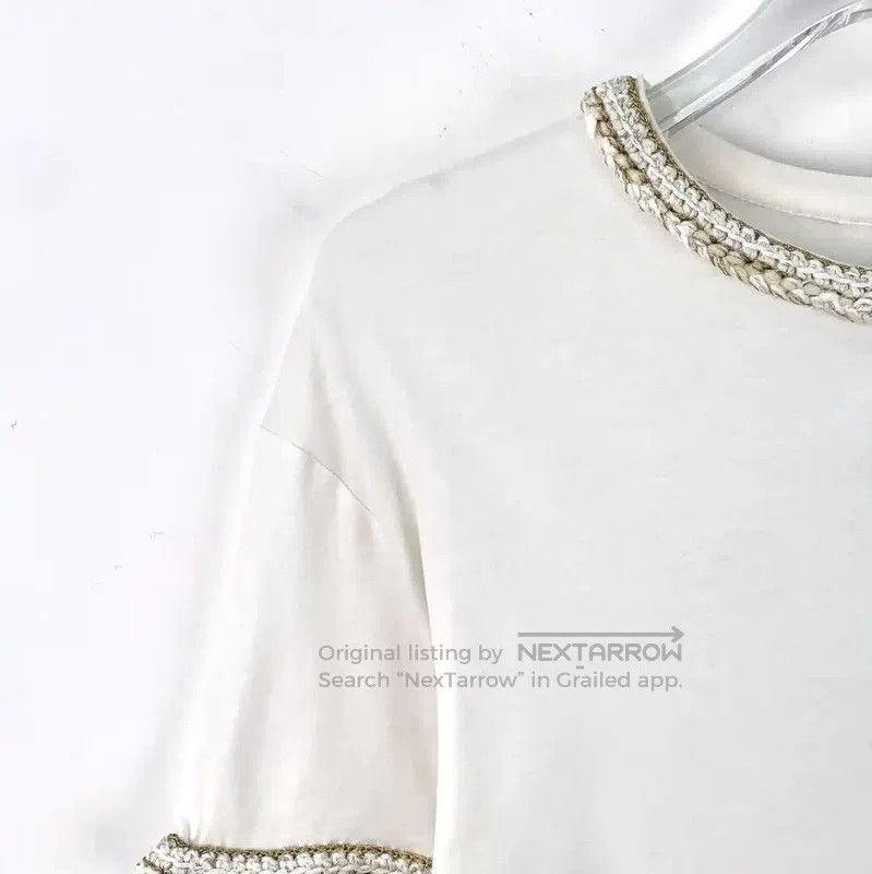 Chanel Chanel White Cotton Women’s T-Shirt . Size XS / US 0-2 / IT 36-38 - 3 Thumbnail