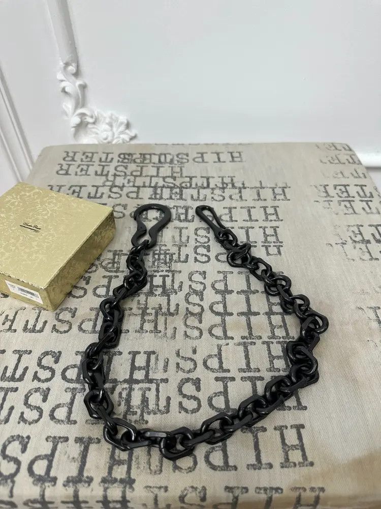 Pre-owned Undercover 18ss Copper Wallet Chain In Black