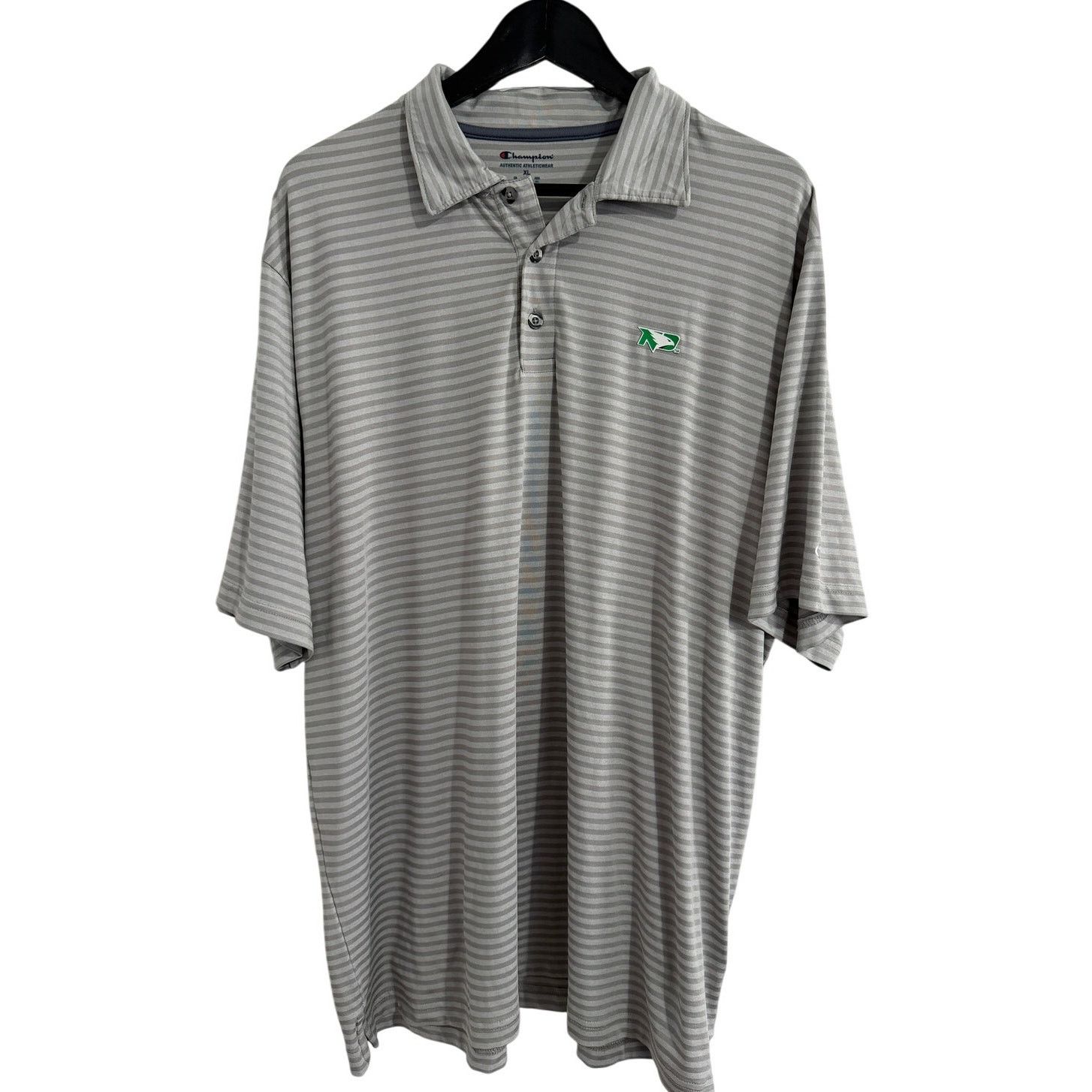 Champion University of North Dakota Fighting Hawks Gray Polo Size XL Size US XL / EU 56 / 4 - 1 Thumbnail