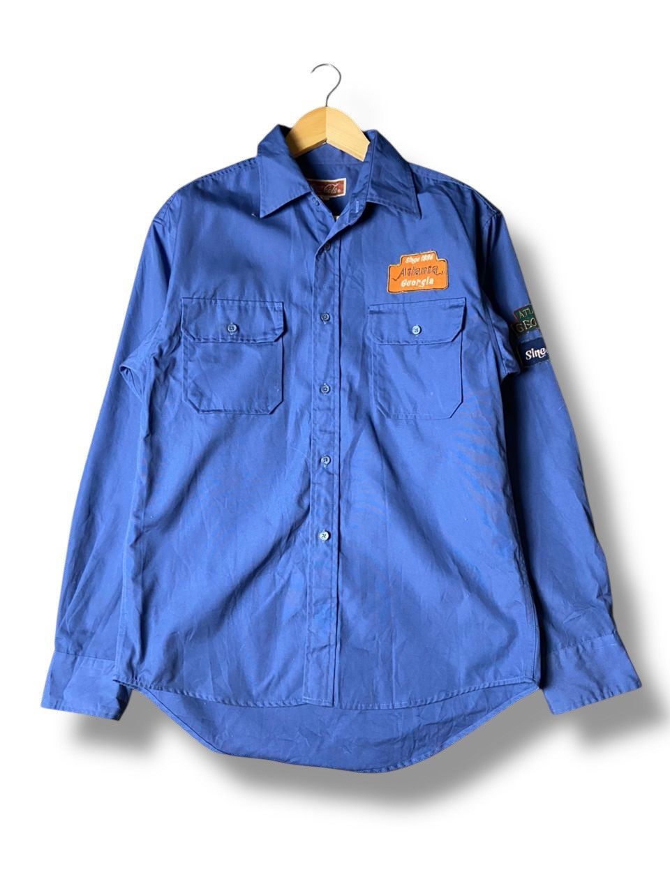 Coca Cola Coca Cola Workwear Shirt with Patches (151) Size US L / EU 52-54 / 3 - 1 Thumbnail