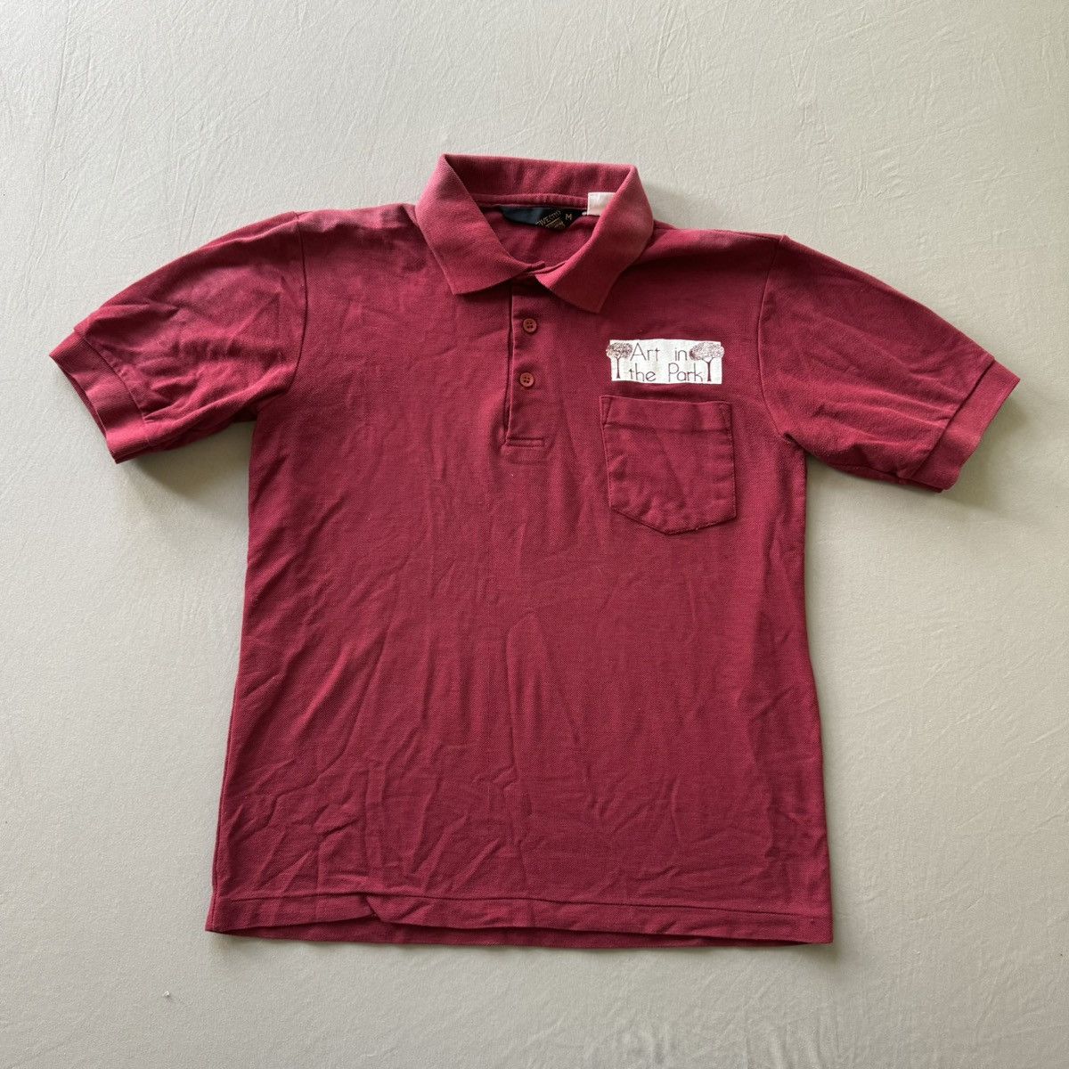 Vintage Vintage “Art In The Park” Polo Shirt Size US M / EU 48-50 / 2 - 2 Thumbnail
