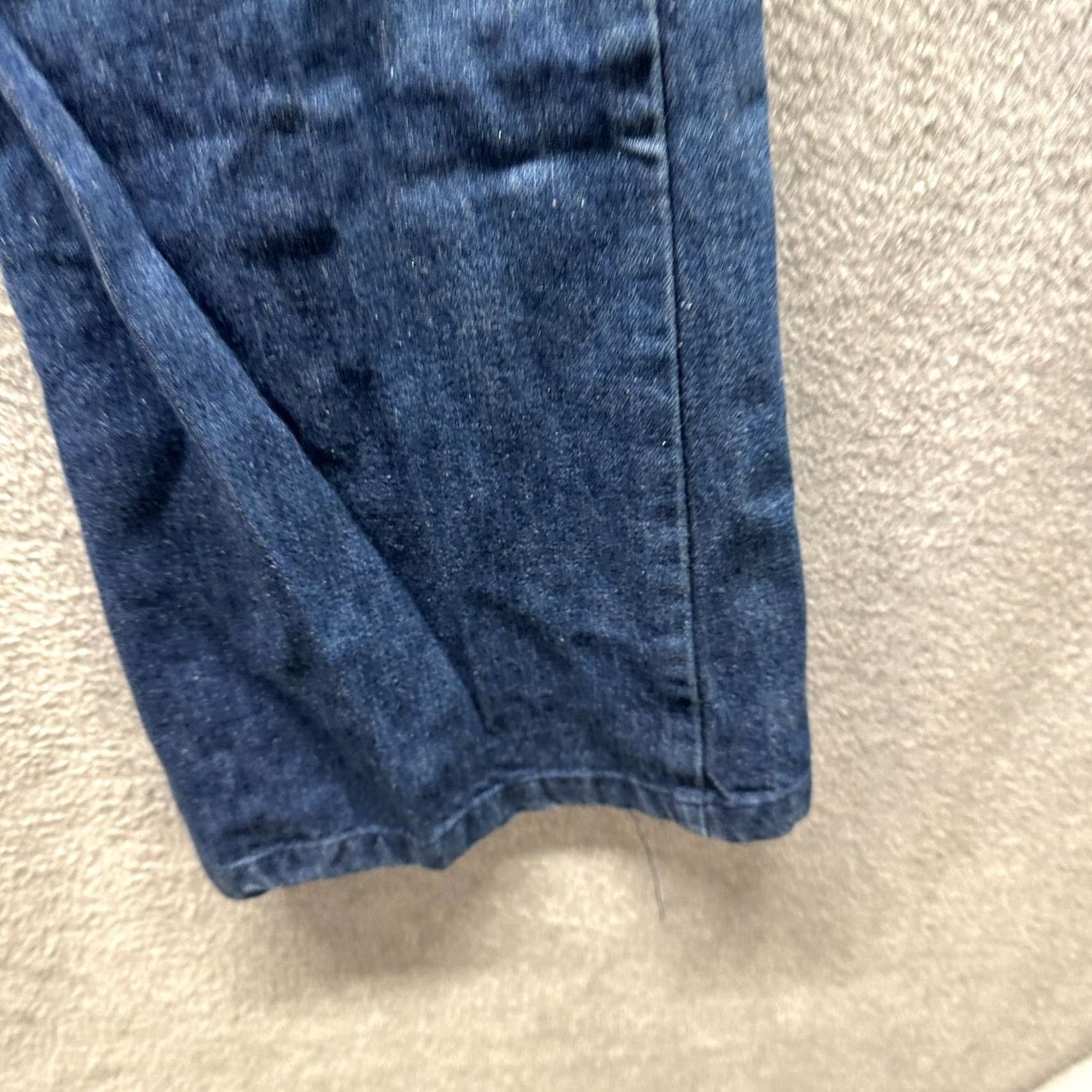 Denime VINTAGE H.I.S. Jeans Adult W 28 L 30 Blue Denim Pants Cotton Zip 70s 80s Size US 28 / EU 44 - 5 Thumbnail