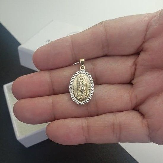 Other Our Lady of Guadalupe Virgin Mary 14k Yellow Gold Pendant Size ONE SIZE - 4 Thumbnail