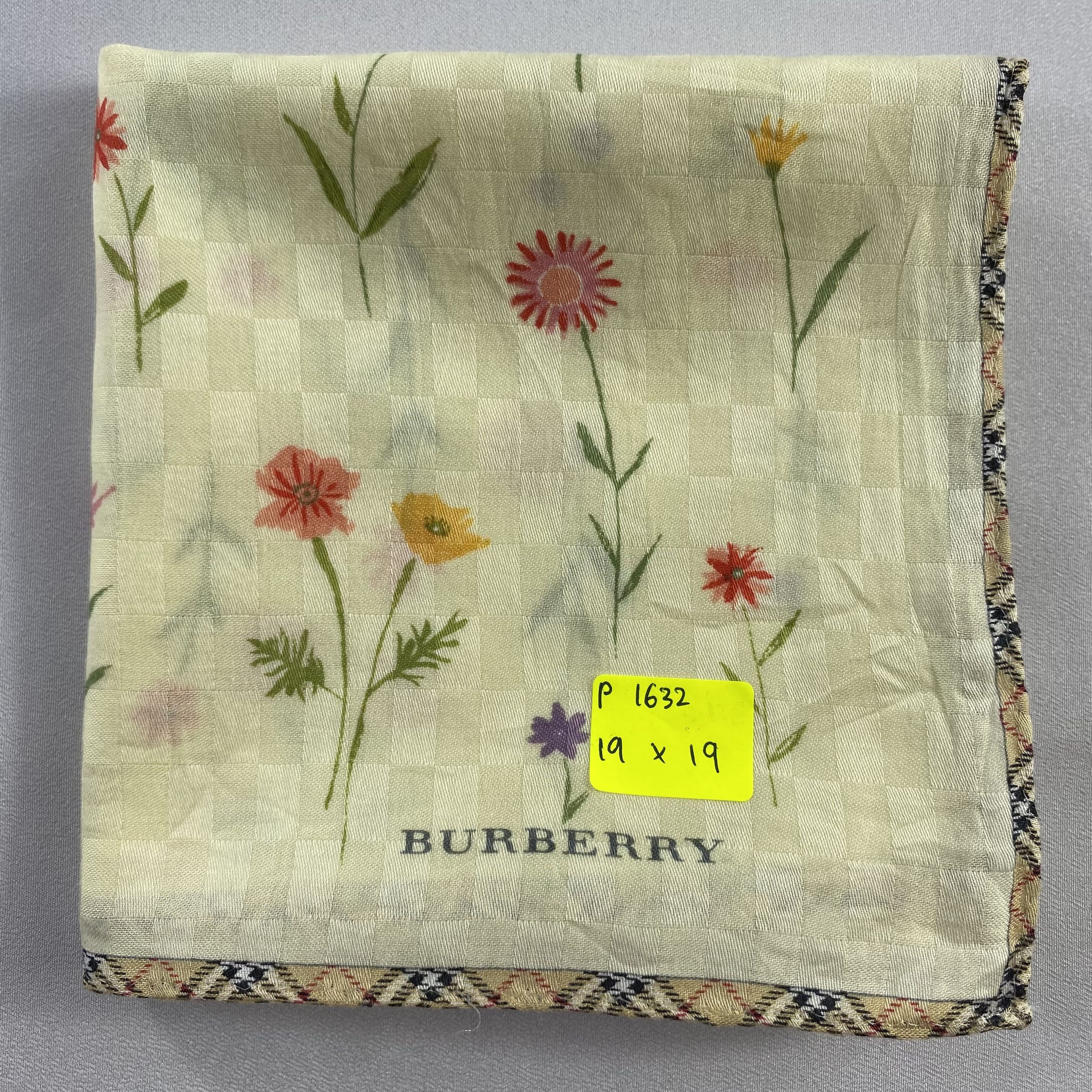 Burberry × Vintage Burberry Handkerchief / Neckerchief / Bandana-P1632 Size ONE SIZE - 5 Thumbnail