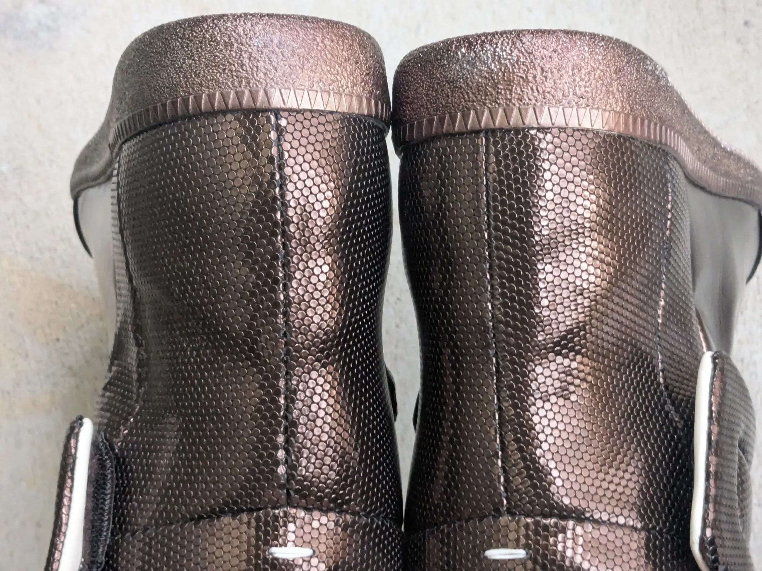 Maison Margiela Maison Margiela Brown 8 41 Metallic High Tops Leather Size US 8 / EU 41 - 16 Thumbnail