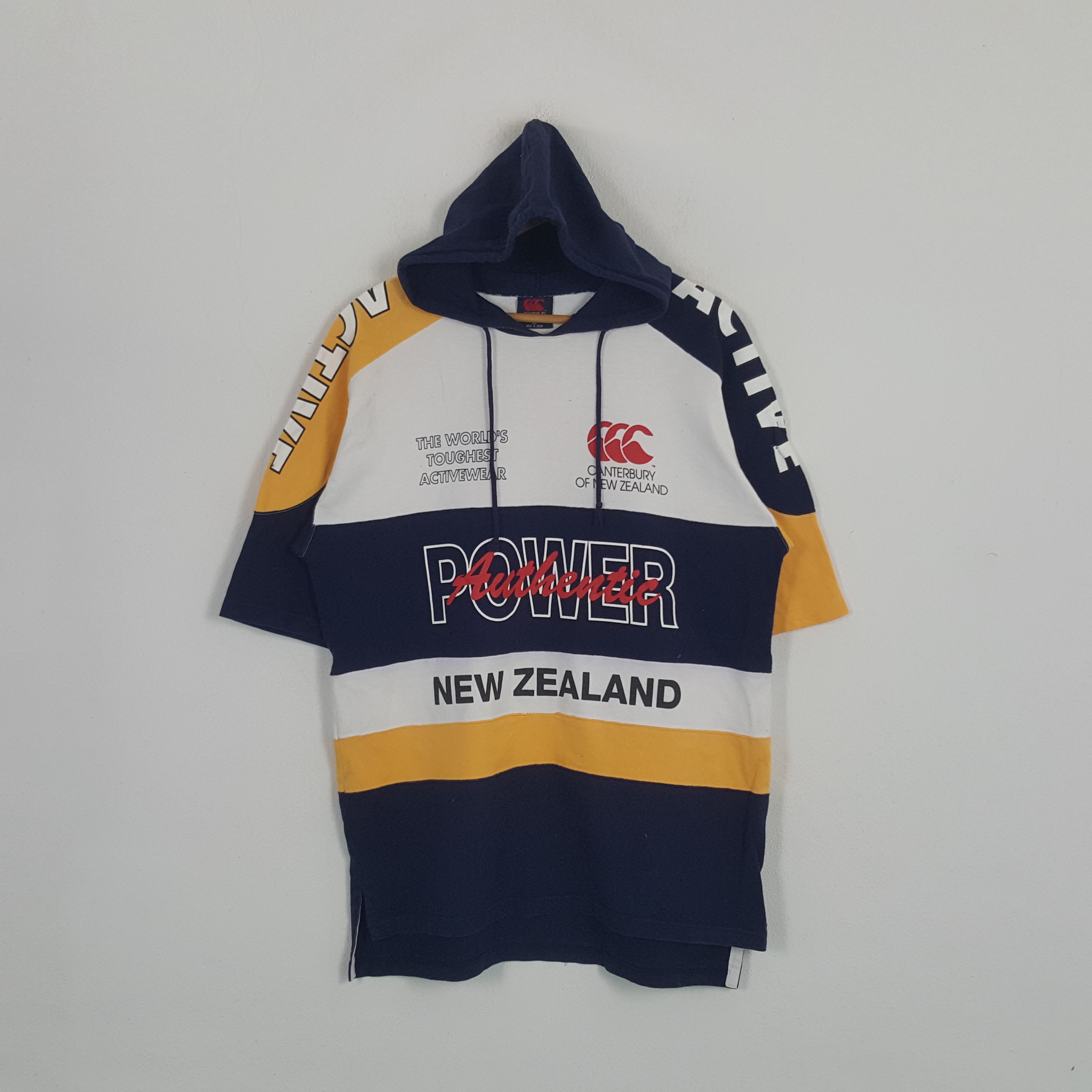 Canterbury of New Zealand × Vintage Vintage Canterbury Of New Zealand Short Sleeve Hoodies Size US L / EU 52-54 / 3 - 3 Thumbnail
