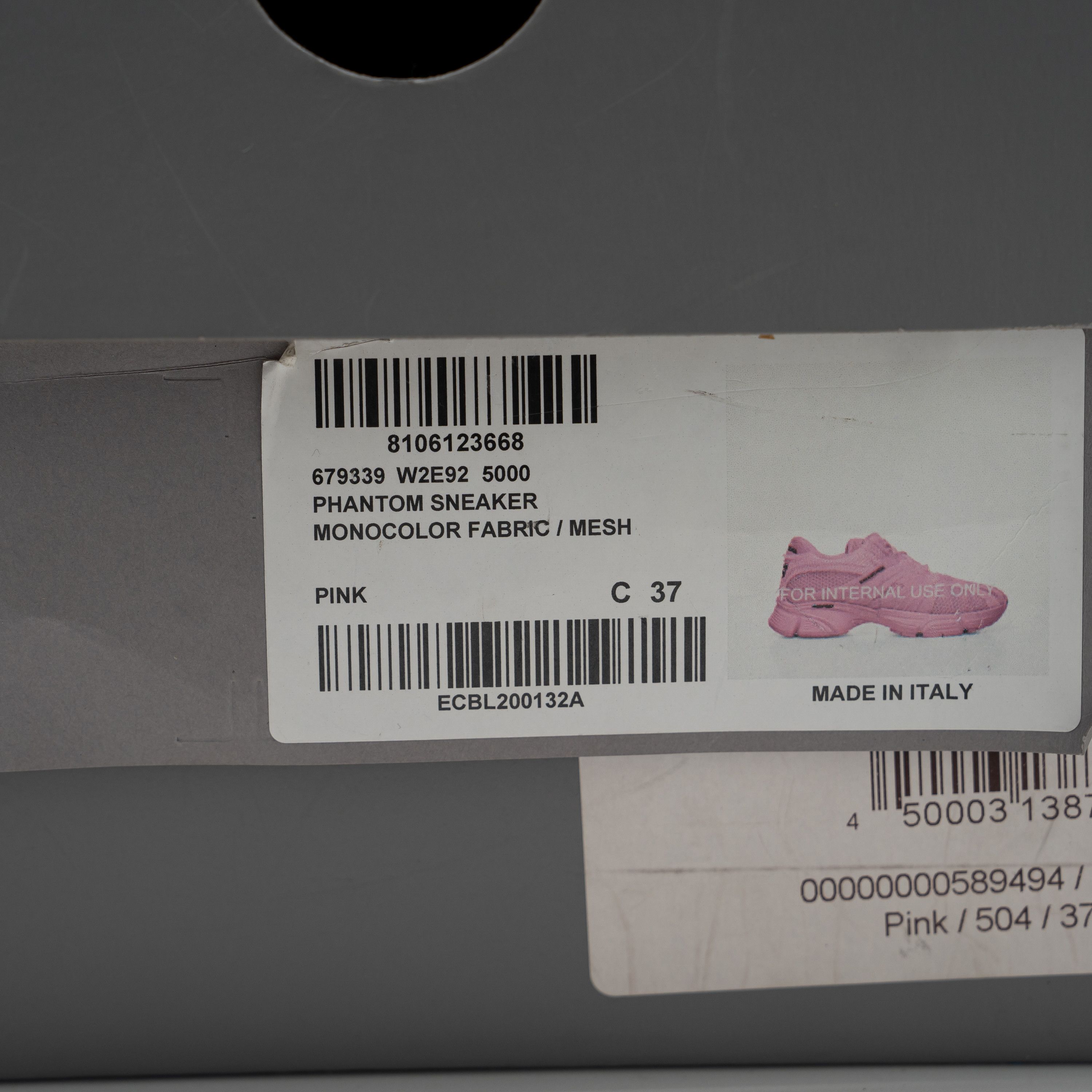Balenciaga 37 EU / 7 US Balenciaga Phantom Sneakers Pink Mesh Size US 7 / IT 37 - 13 Thumbnail