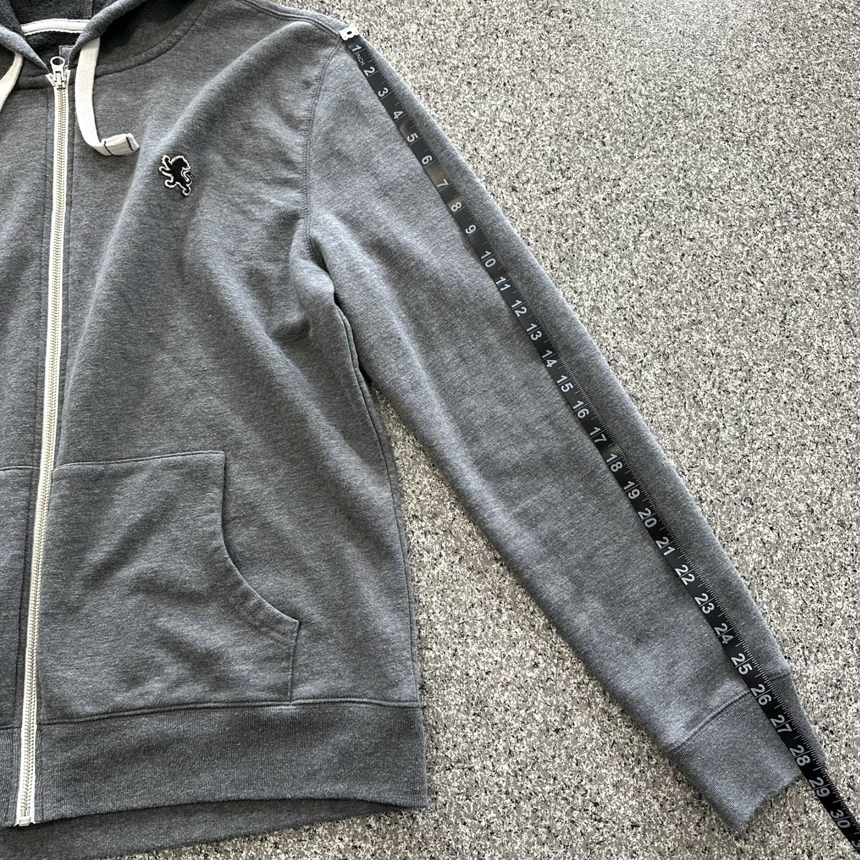 Express Express Hoodie Mens XL Gray Fleece Long Sleeve Logo Size US XL / EU 56 / 4 - 5 Thumbnail