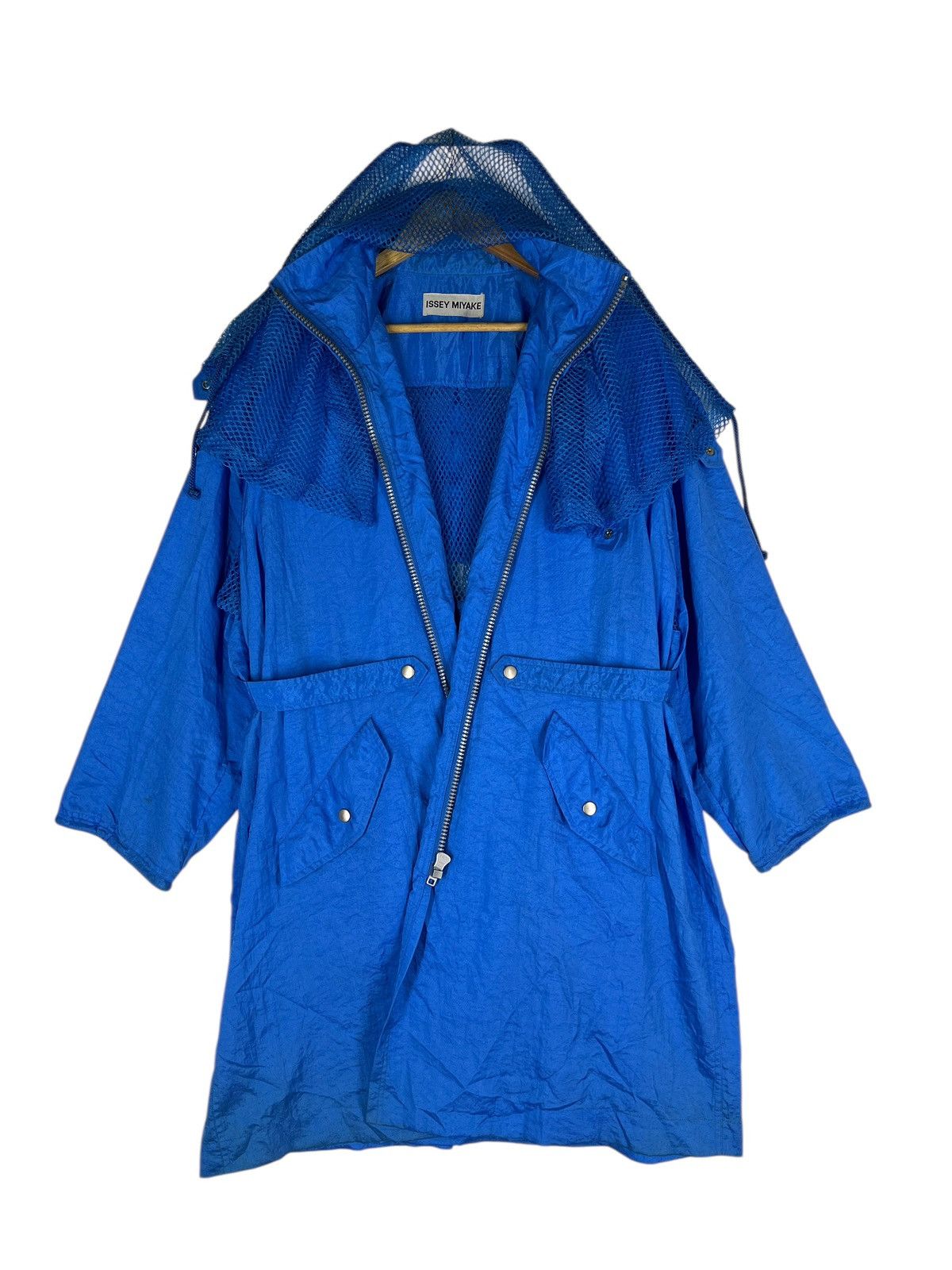 Issey Miyake 🔥 90s Rare Issey Miyake With Mesh Windcoat Made In Japan Size US M / EU 48-50 / 2 - 8 Thumbnail