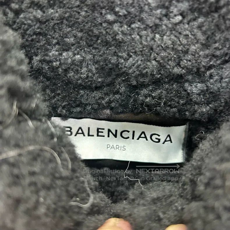 Balenciaga Balenciaga Leather Jacket Size XXS / US 00 / IT 34 - 3 Thumbnail