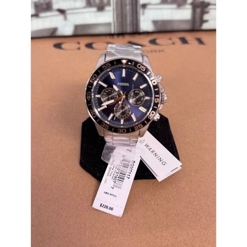 Fossil Fossil BQM7117 Multifunction Stainless Steel Men's Watch Size ONE SIZE - 1 Thumbnail