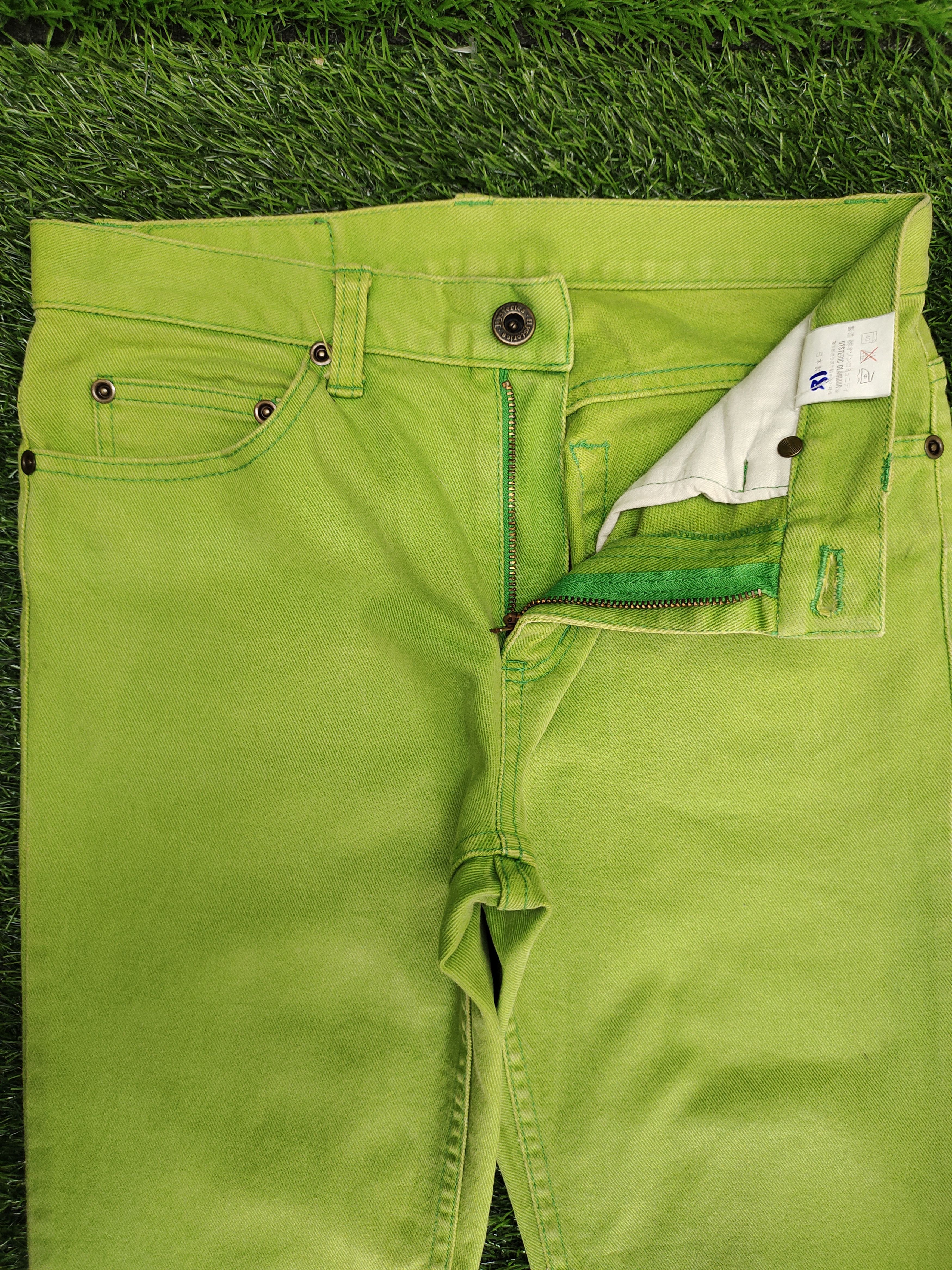 Hysteric Glamour OG 90s Hysteric Glamour Neon Green Skinny Jeans Size US 27 - 13 Thumbnail