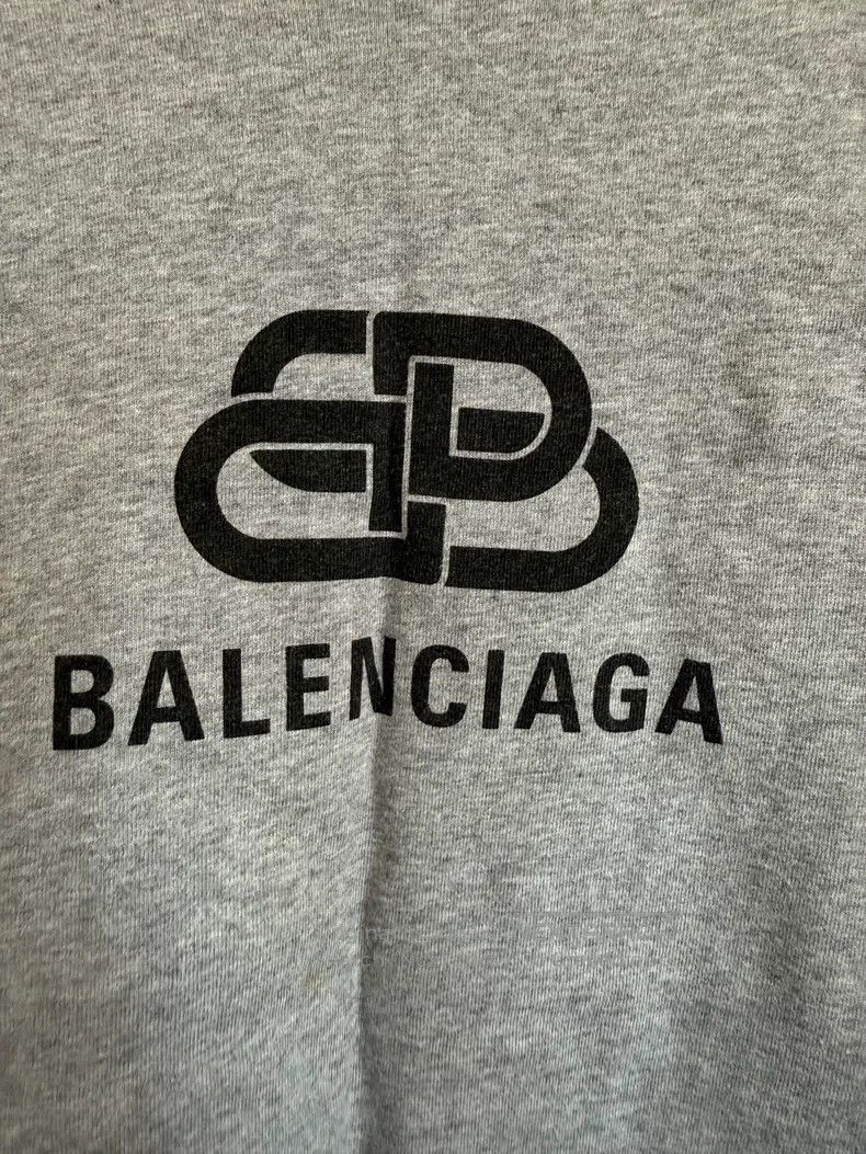 Balenciaga Balenciaga Gray buckle short-sleeve T-shirt Size US S / EU 44-46 / 1 - 3 Thumbnail