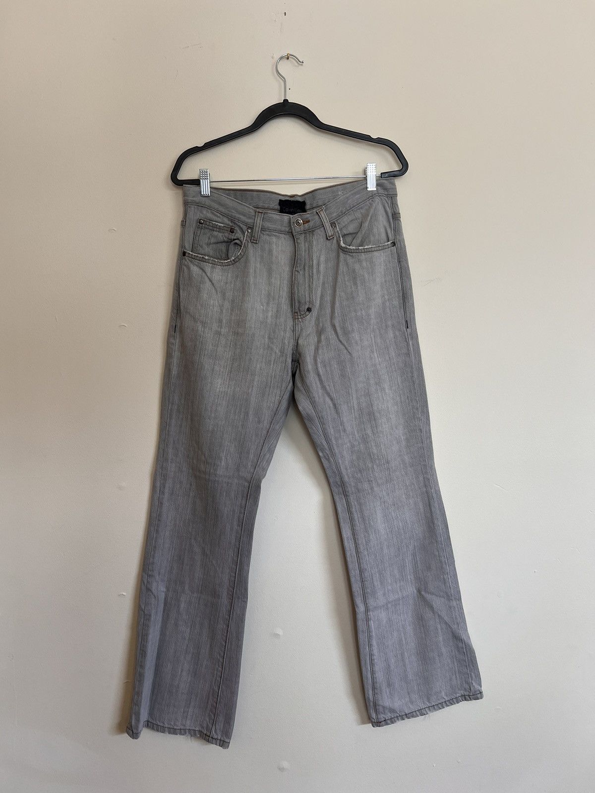 Calvin Klein Calvin Klein Jeans Boot Cut Grey/Silver Jeans Size US 32 / EU 48 - 1 Thumbnail