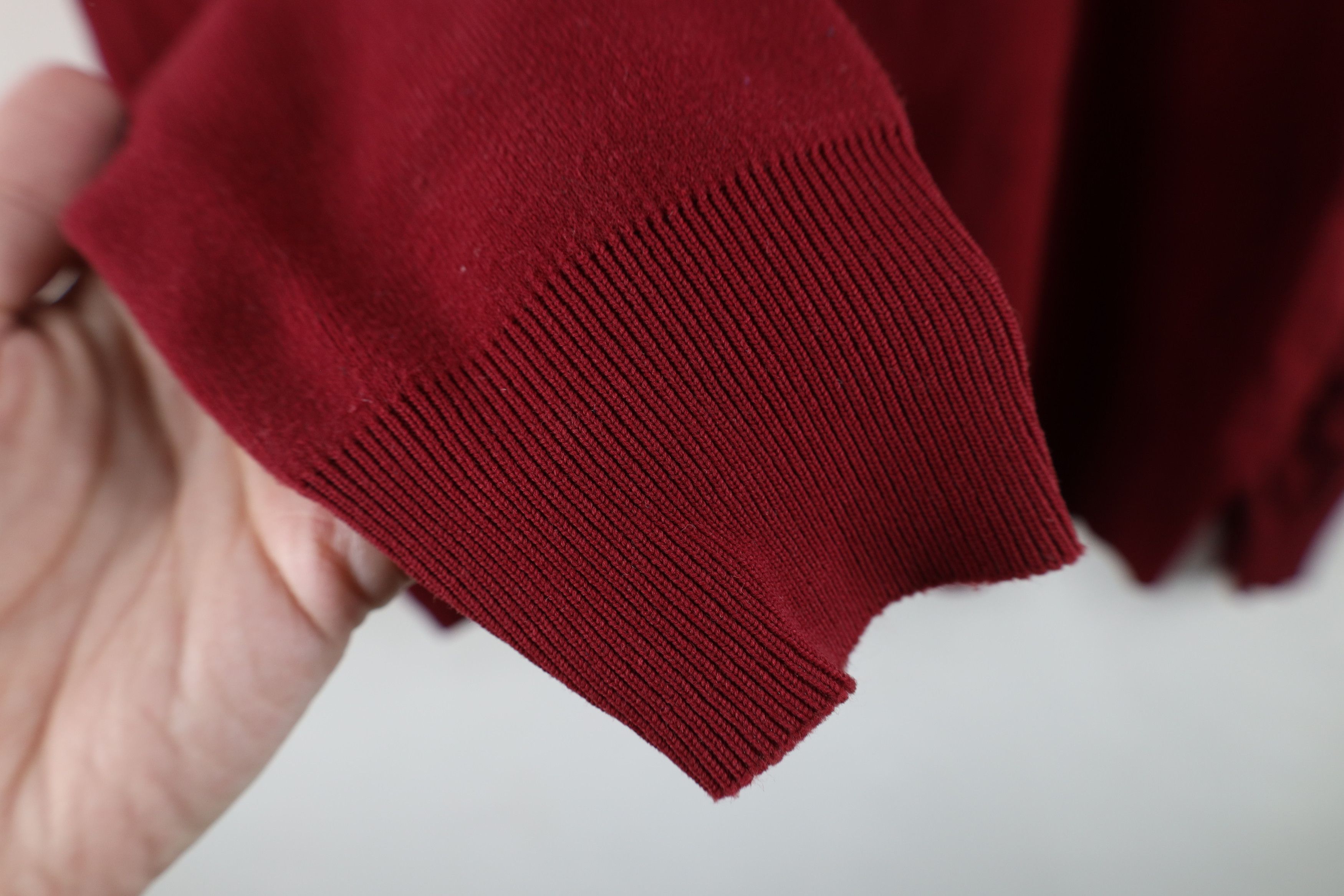 Vintage Vintage 60s 70s Streetwear Lon Knit Turtleneck Shirt Red USA Size US L / EU 52-54 / 3 - 7 Thumbnail