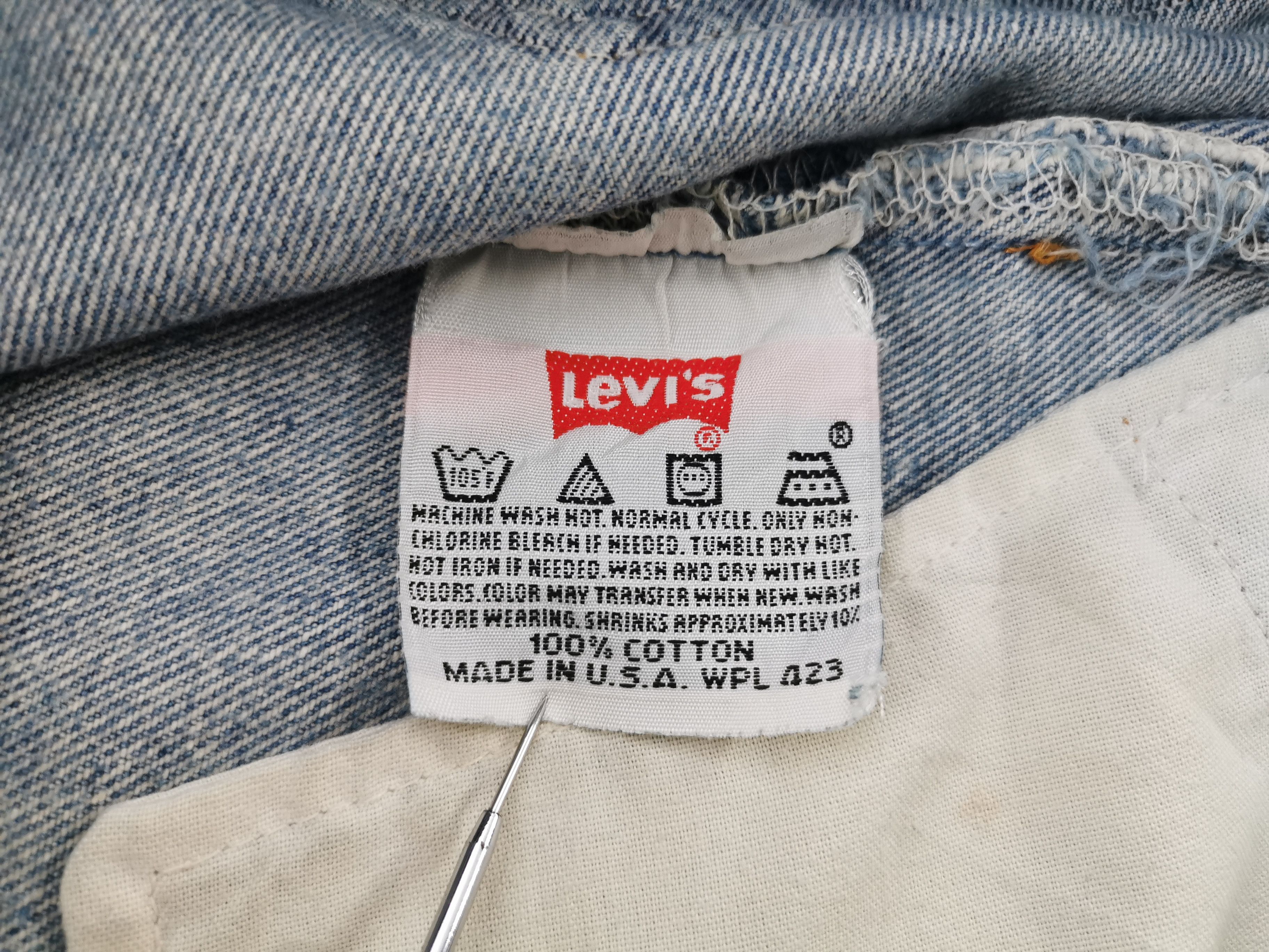 Levi's Distressed Vintage 90s Levis Lot 501 Denim Made In USA Size US 33 - 7 Thumbnail