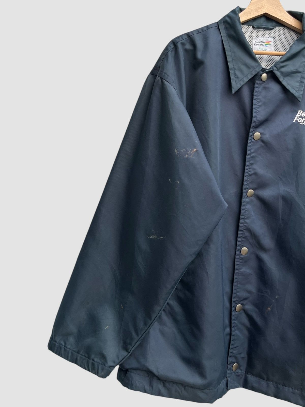 Benetton Vintage Benetton Formula 1 Coach Jacket Size US L / EU 52-54 / 3 - 10 Thumbnail