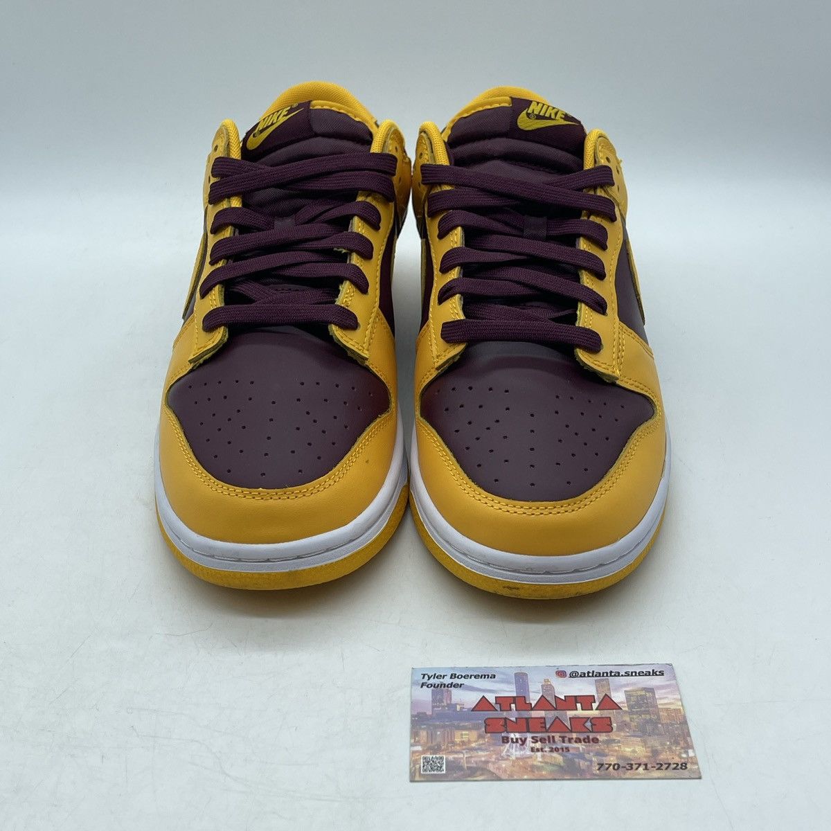 Nike Dunk low Arizona state Size US 10 / EU 43 - 2 Thumbnail