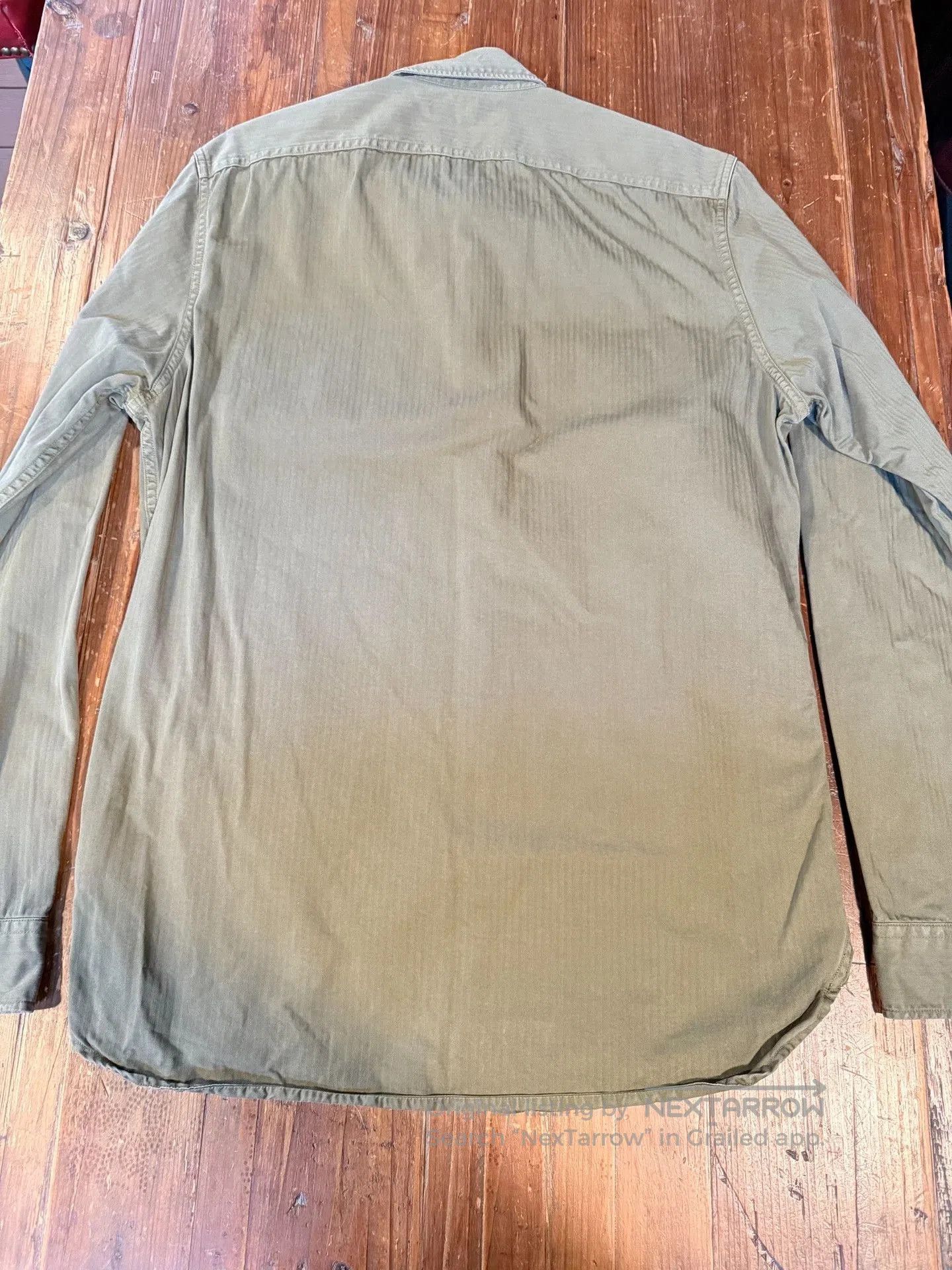 RRL Ralph Lauren RRL Ralph Lauren Military Green Work Shirt. Size US M / EU 48-50 / 2 - 2 Thumbnail