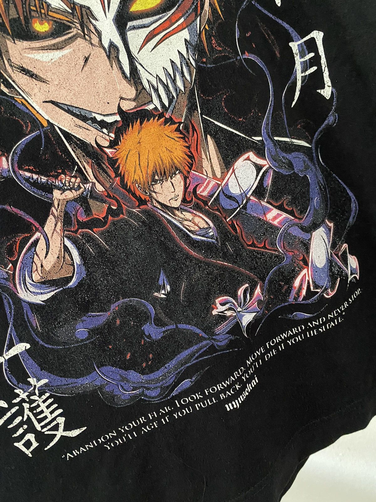 Anime × Japanese Brand × Vintage VINTAGE ANIME BLEACH ICHIGO KUROSAKI HOLOWWING T-SHIRT RARE🔥 Size US L / EU 52-54 / 3 - 3 Thumbnail