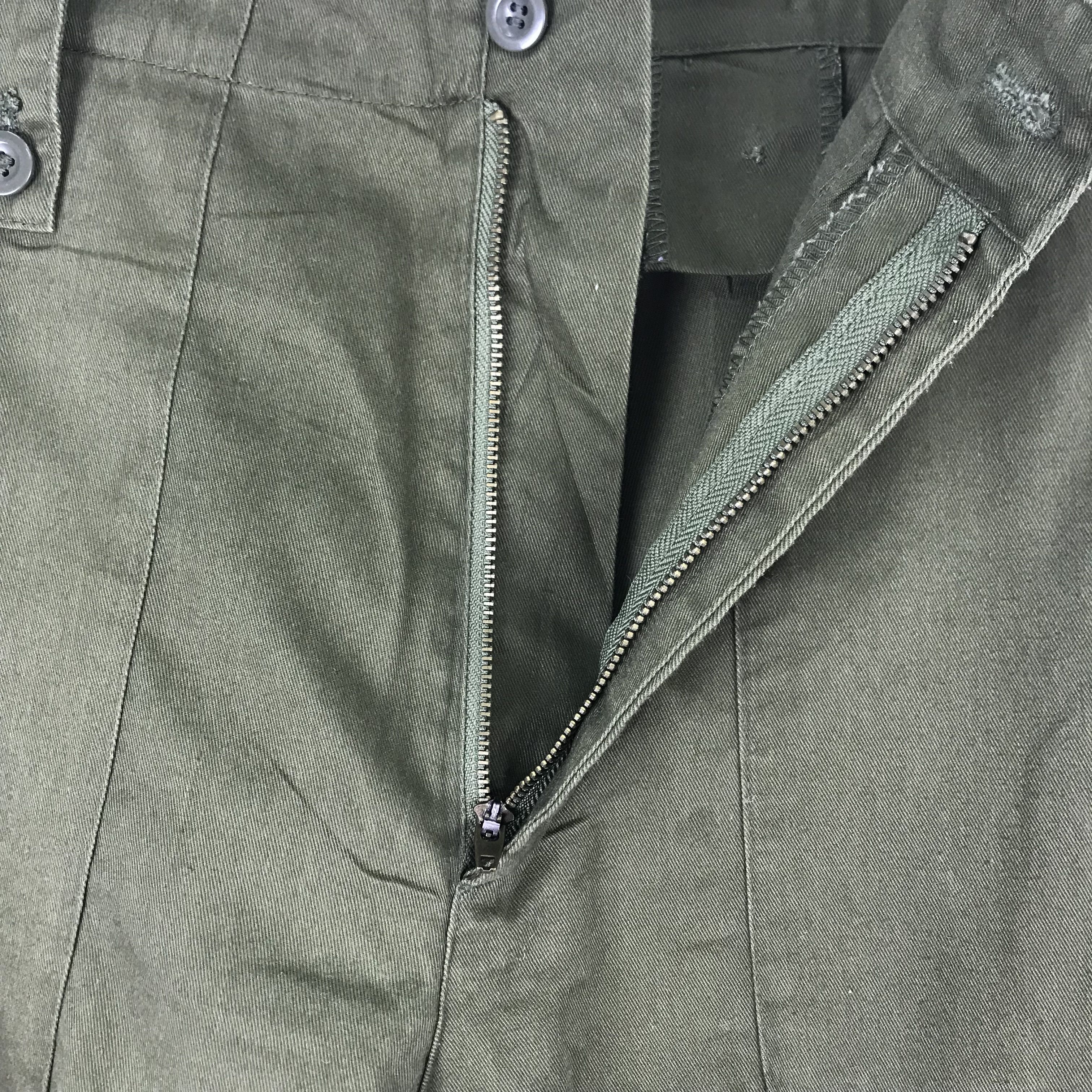 Japanese Brand X241 BROWNY JAPAN BAKER ARMY STYLE TROUSERS Size US 31 - 5 Thumbnail