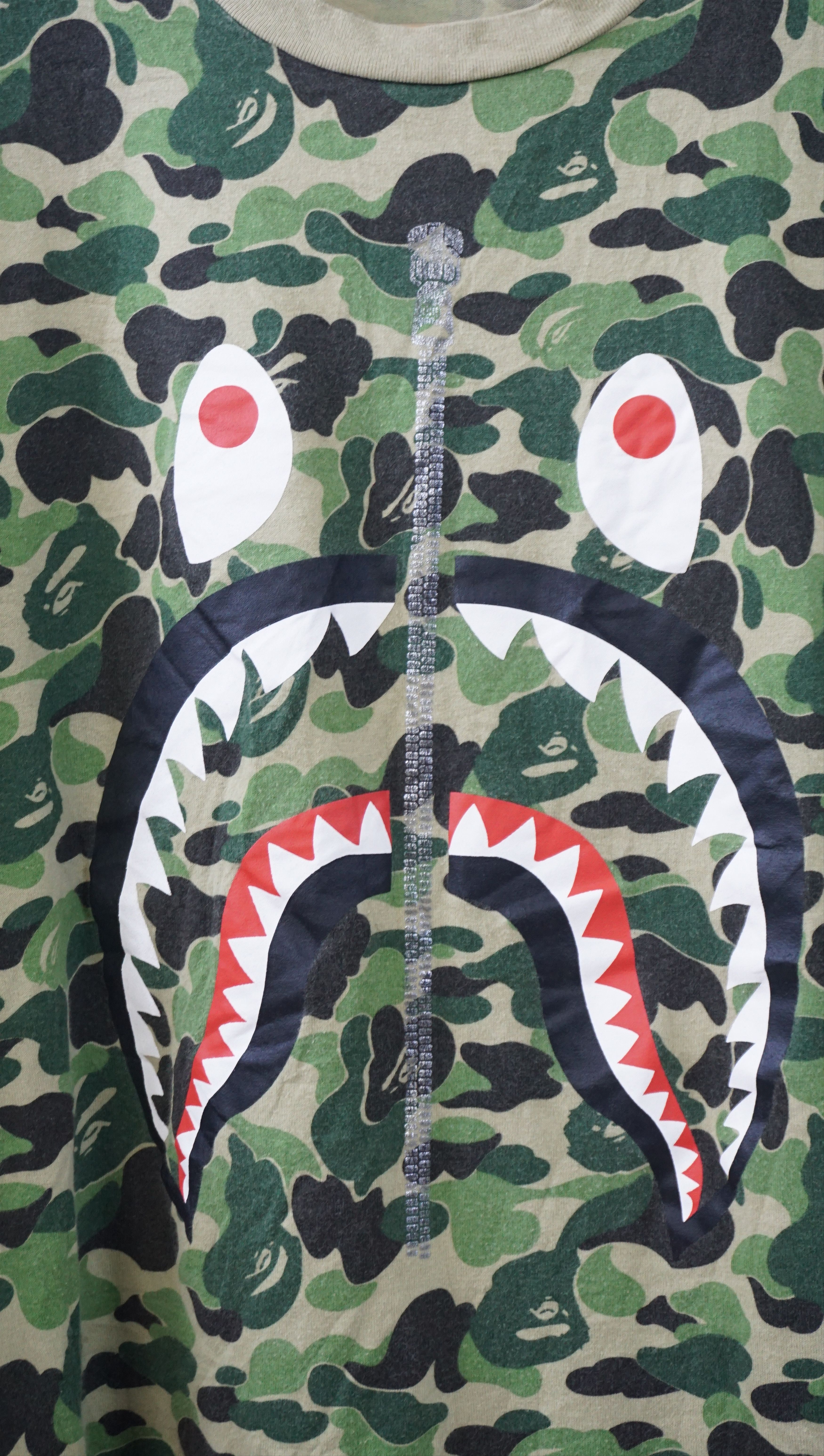 Bape Bape ABC Camo Shark Tee Size US XL / EU 56 / 4 - 3 Thumbnail