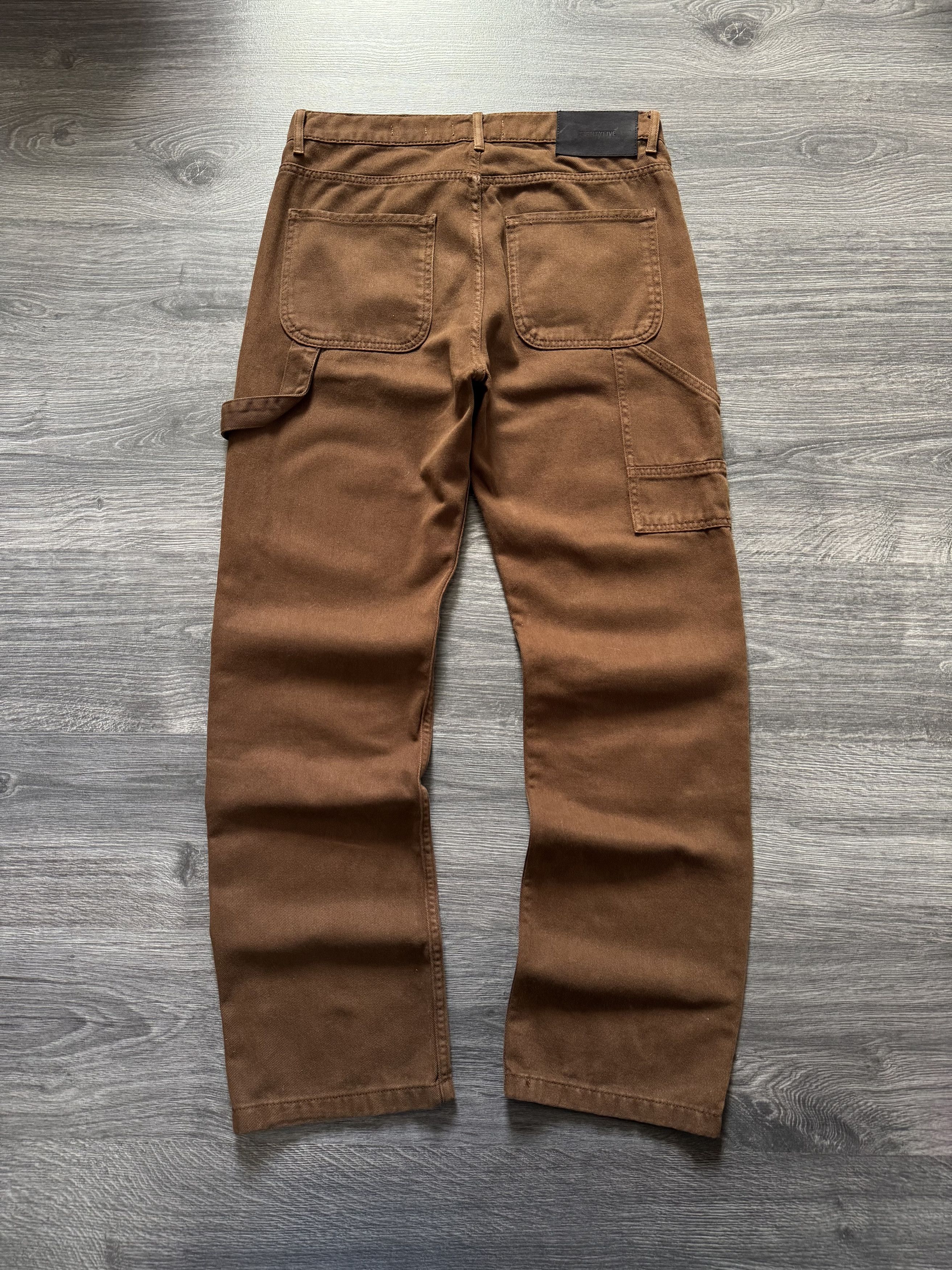 Other Eightyfive carpenter double knee brown pants carhartt style Size US 31 - 2 Thumbnail
