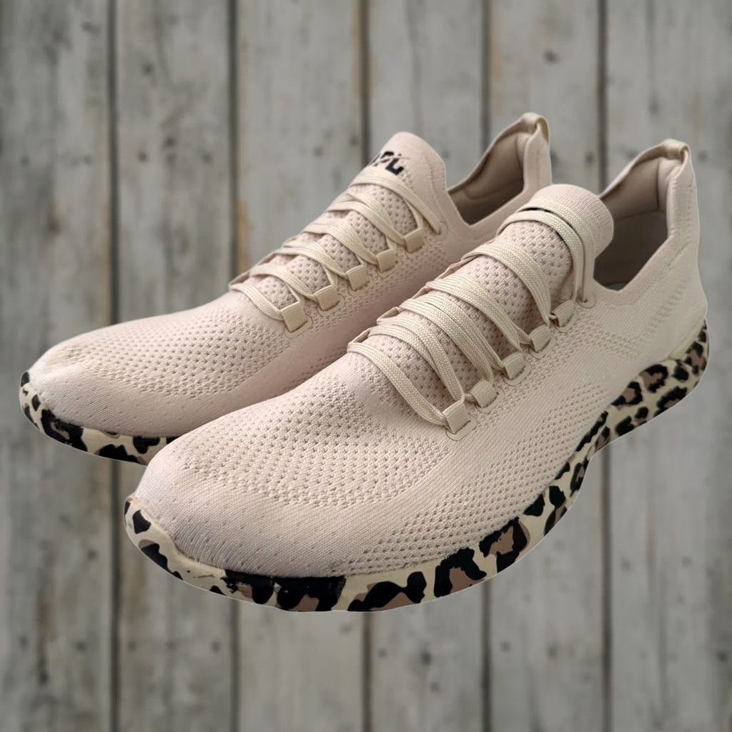 Vintage APL Men’s Parchment/Leopard TechLoom Breeze Light Running Sneakers - Size US 14 Size US 14 / EU 47 - 1 Thumbnail