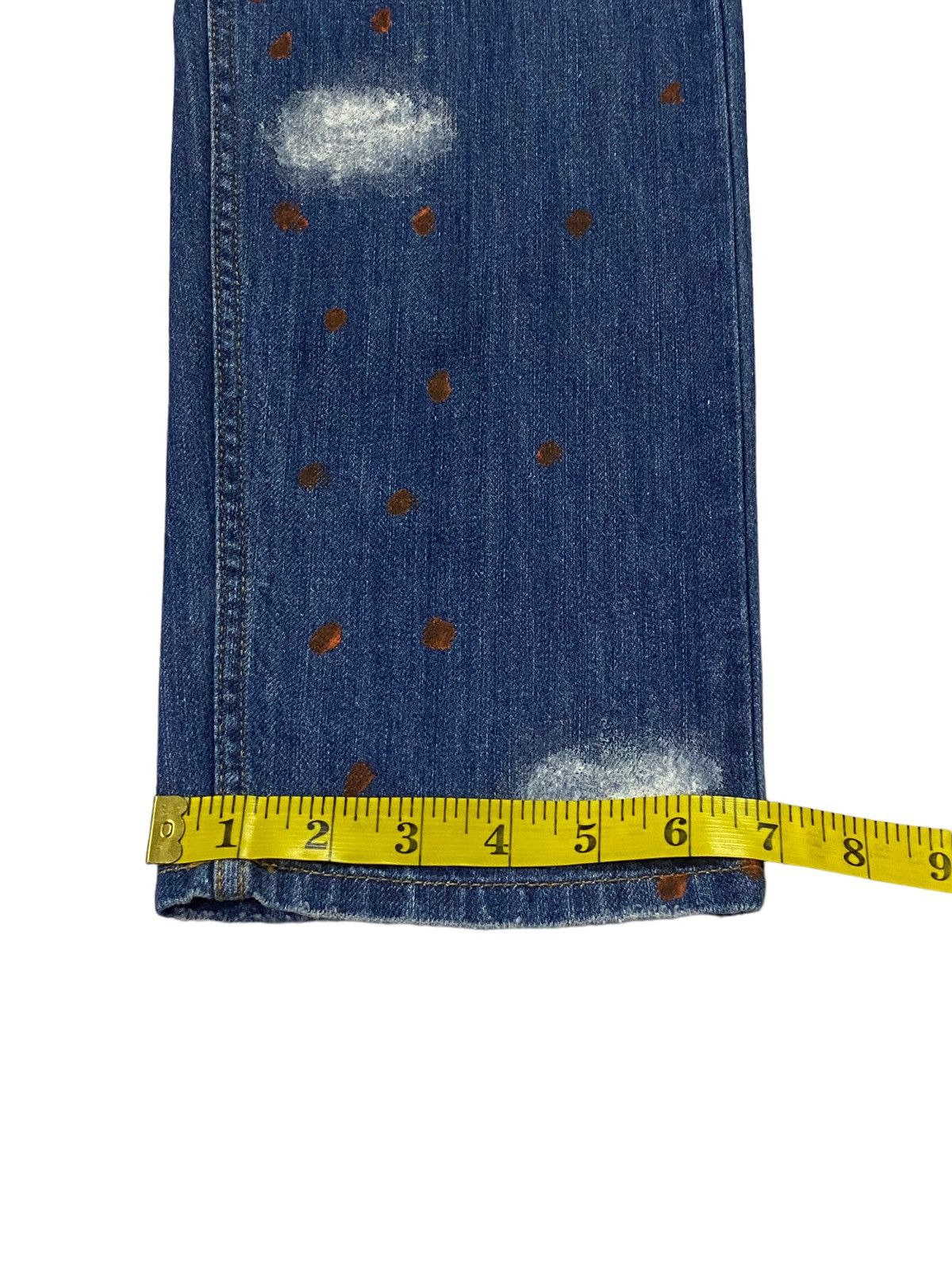Issey Miyake Tsumori Chisato By Issey Miyake All Over Painted Art Denim Size US 31 - 10 Thumbnail