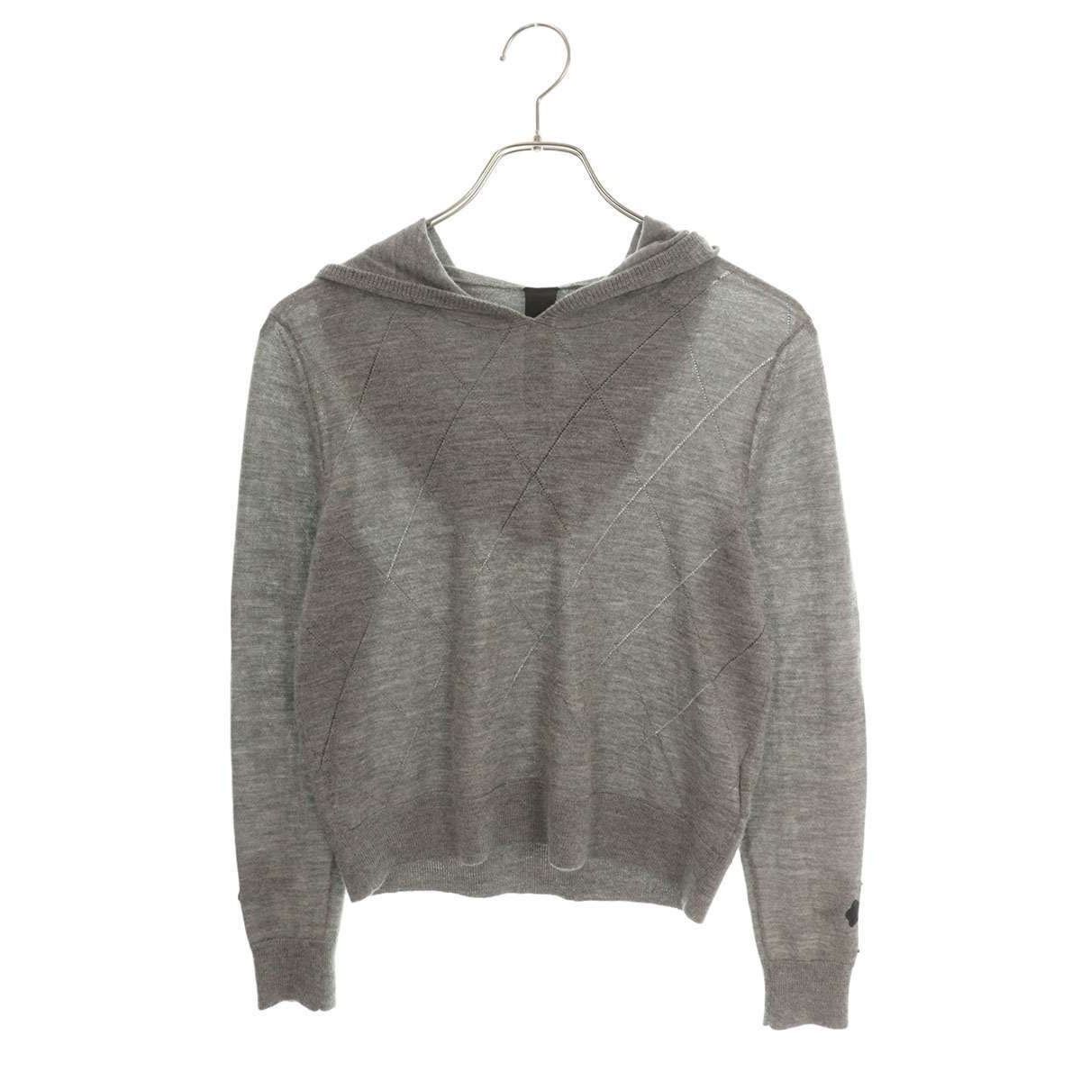Chrome Hearts Cashmere Knit Parka Cross Patch