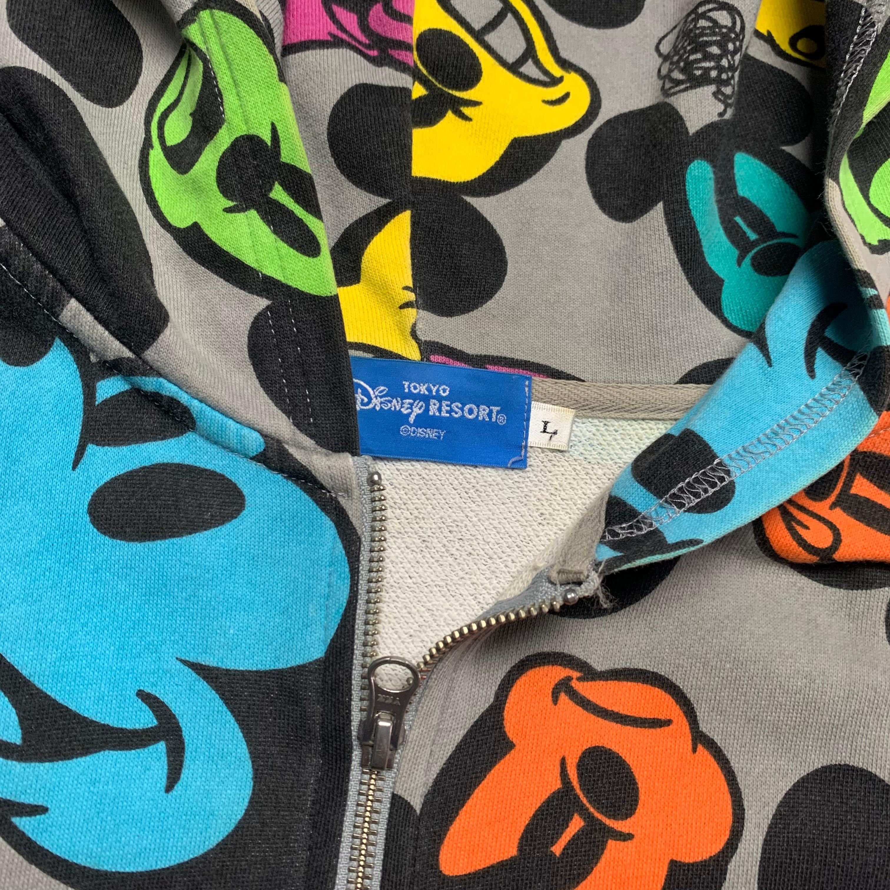 Disney Disney Mickey Full Print Zipper Hoodie Size US L / EU 52-54 / 3 - 3 Thumbnail