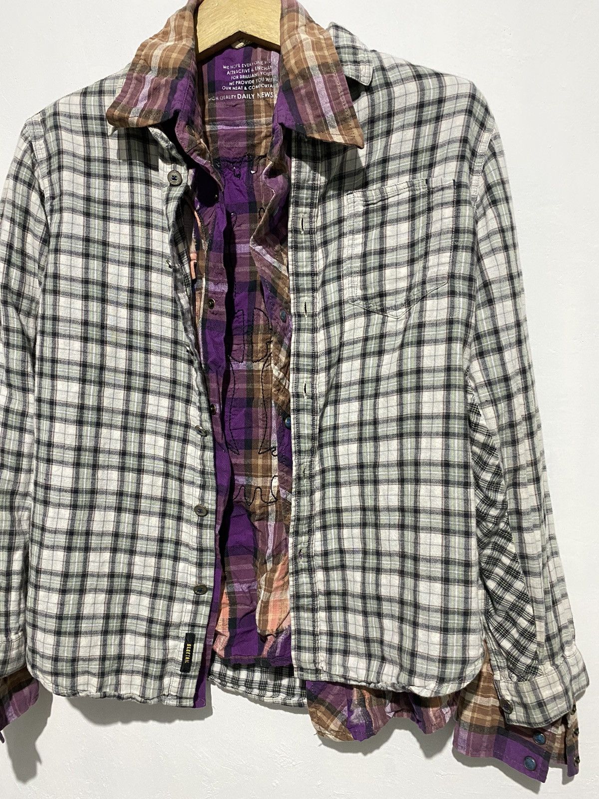 PPFM 1/1 Blue tail Double Layers skull flanel Shirts Size US S / EU 44-46 / 1 - 3 Thumbnail
