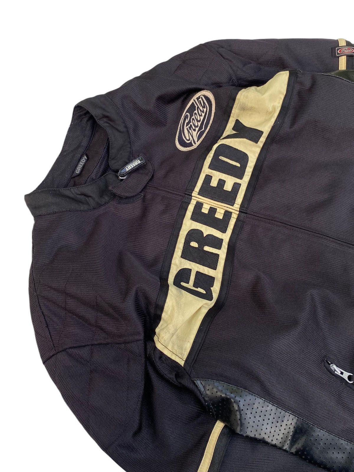 Vintage Vtg Greedy Moto Racing Jacket Size US L / EU 52-54 / 3 - 4 Thumbnail