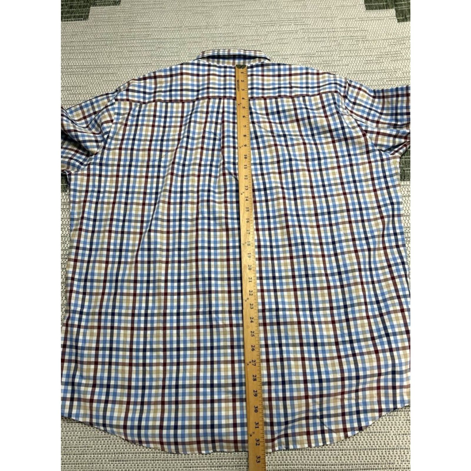 Peter Millar Peter Millar Shirt Mens XXL Multicolor Cotton Check Chest Pocket Button Down Size US XXL / EU 58 / 5 - 4 Thumbnail