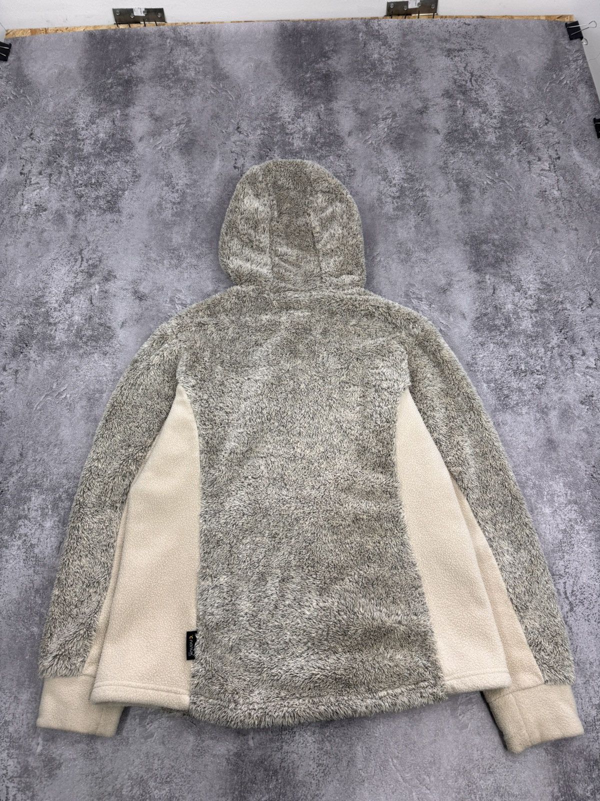 Jack Wolfskin Jack Wolfskin Women Sherpa Hooded Jacket OliveGrey Mix Beige Size L / US 10 / IT 46 - 10 Thumbnail