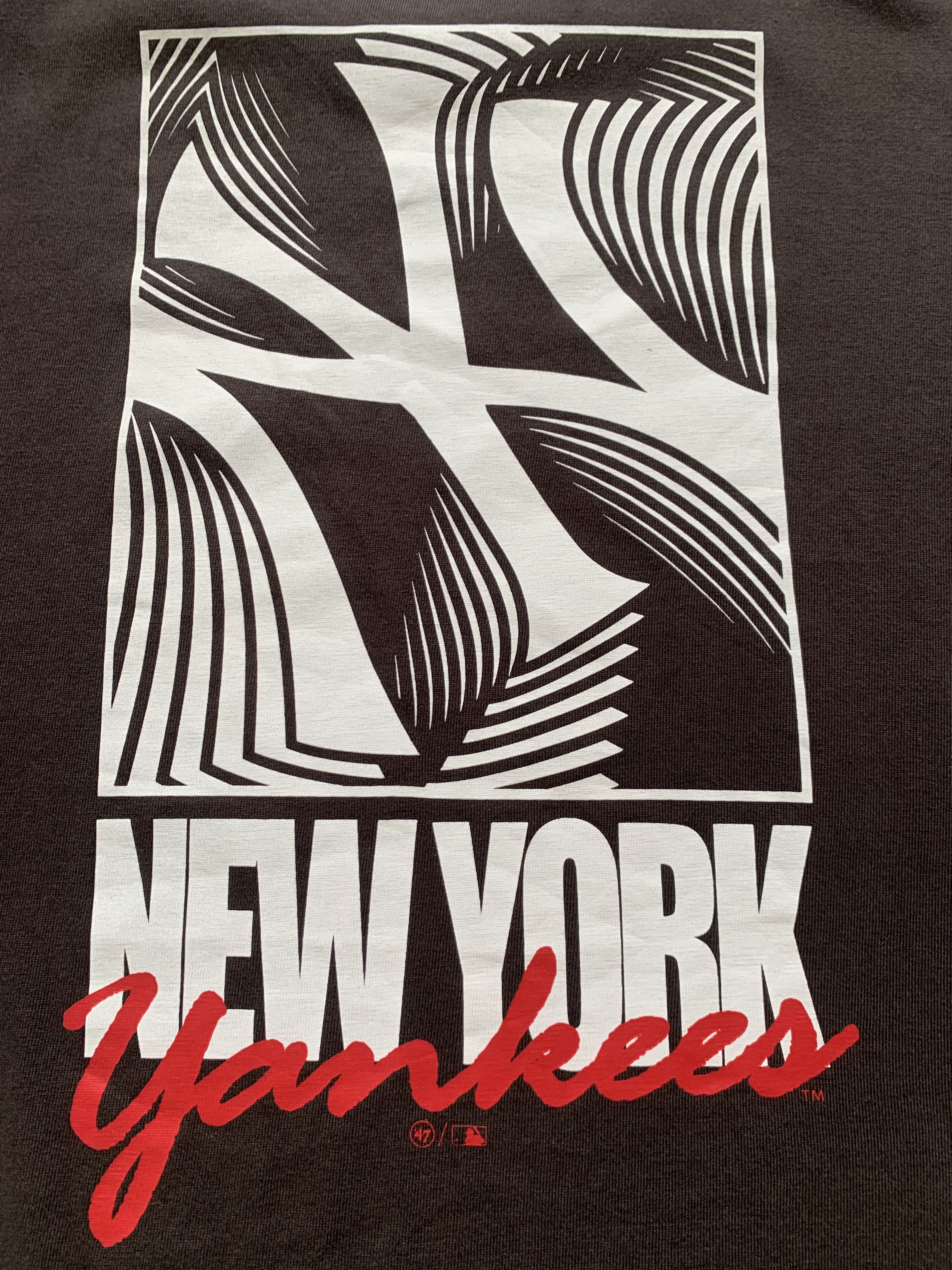New York Yankees × Nike New York Yankees Big Logo Black T Shirt Size US S / EU 44-46 / 1 - 7 Thumbnail