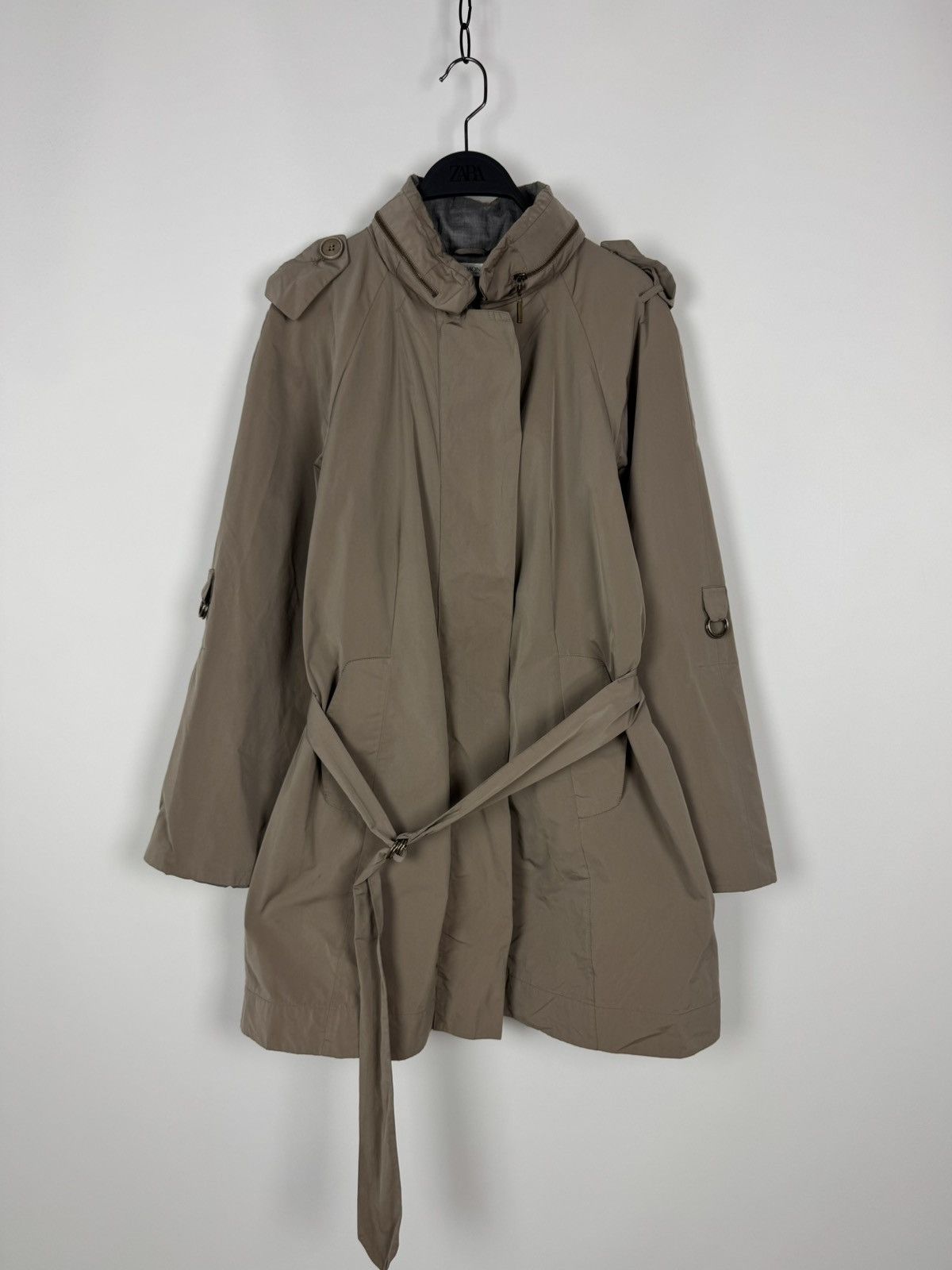 Brunello Cucinelli Rivamonti by Brunello Cucinelli Woman’s Trench Coat Jacket Size XL / US 12-14 / IT 48-50 - 3 Thumbnail