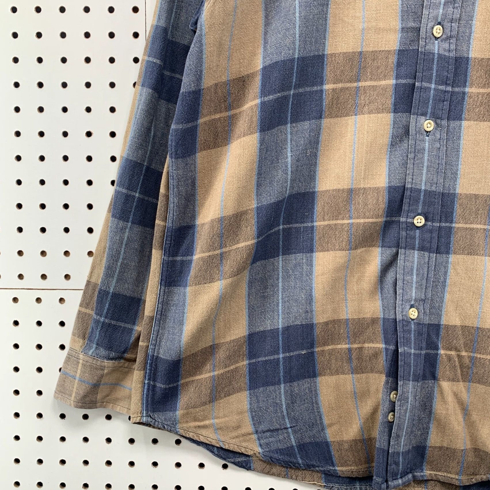 Tommy Hilfiger VINTAGE Tommy Hilfiger Button-Up Shirt Brown Plaid Adult Medium Brown Plaid 90s Mens Size US M / EU 48-50 / 2 - 3 Thumbnail