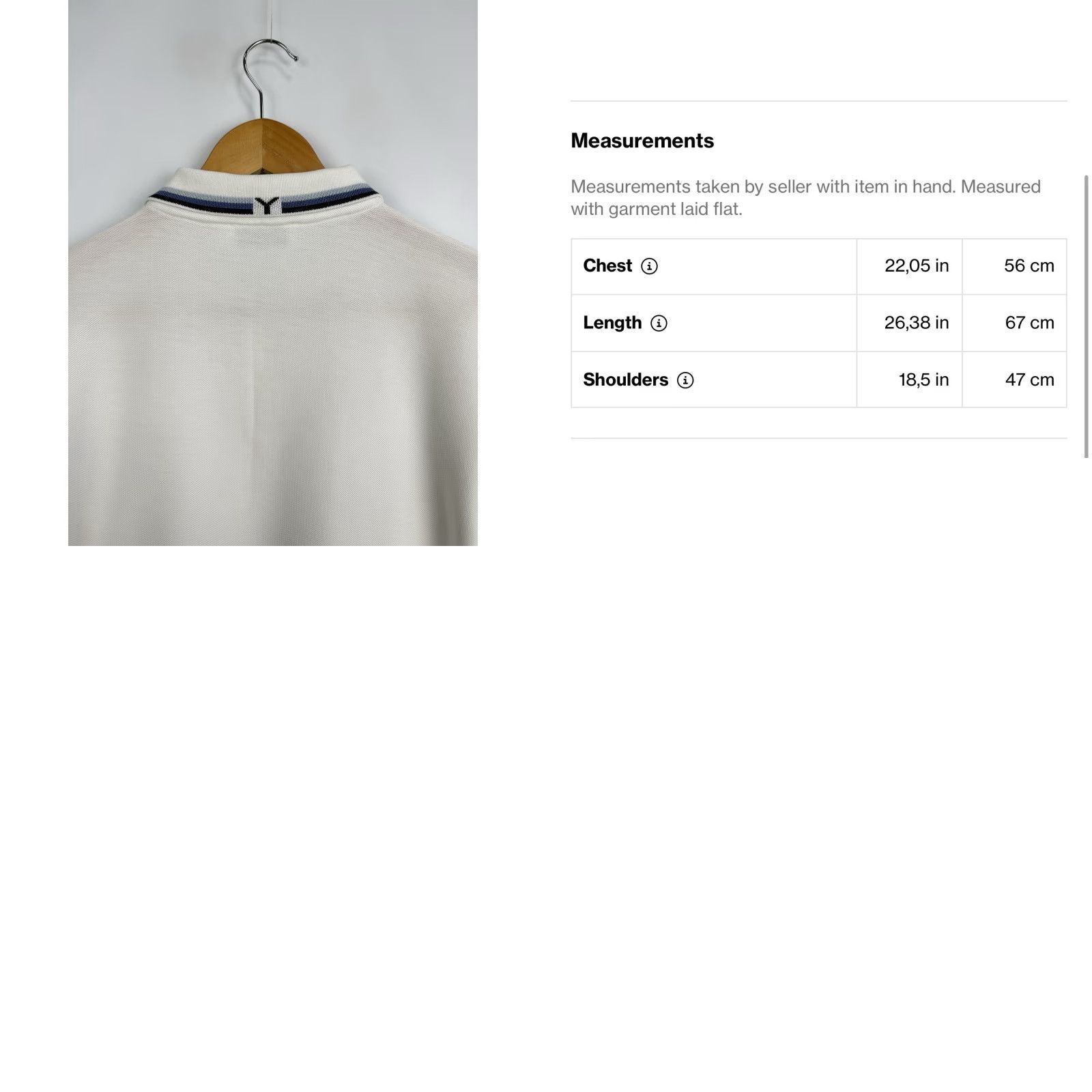Yves Saint Laurent VINTAGE 90s YSL Yves Saint Laurent Pour Homme Polo T-Shirt M White Mens Polo Shirt Size US M / EU 48-50 / 2 - 8 Thumbnail