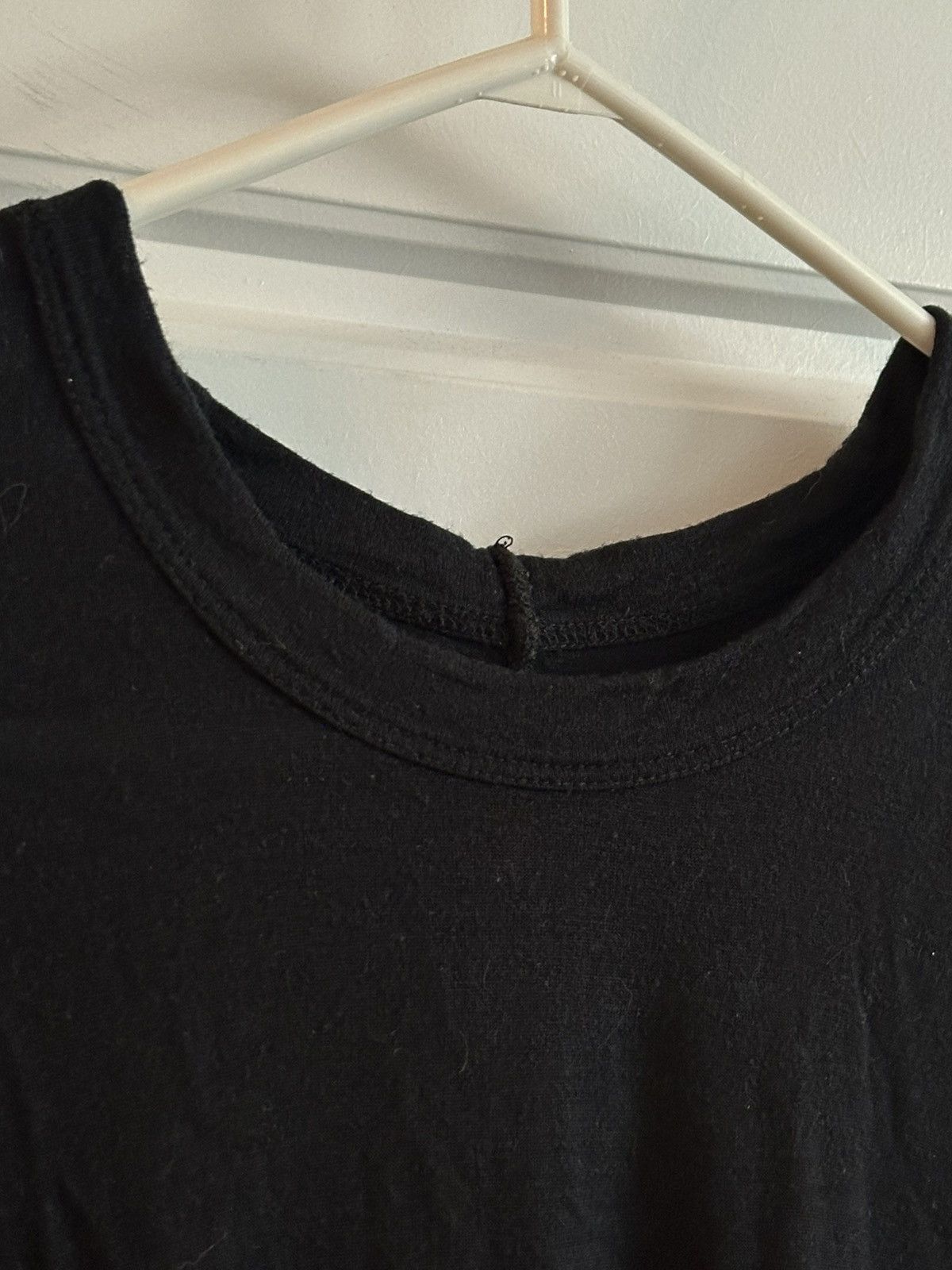 Rick Owens Black Silk/Rayon Longsleeve w Ribbed Cuffs Size US M / EU 48-50 / 2 - 3 Thumbnail